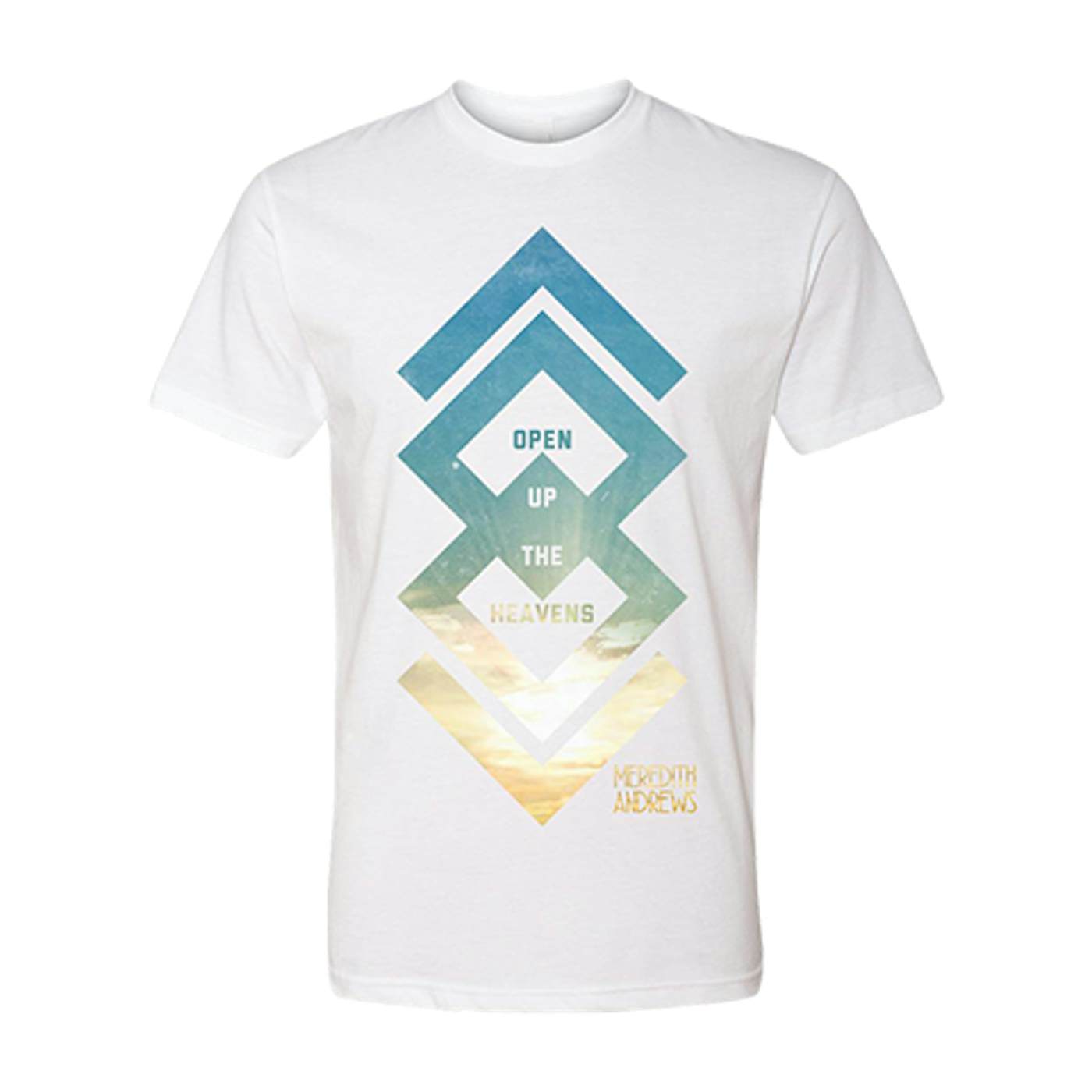 Meredith Andrews Open Up the Heavens White Arrow T-Shirt