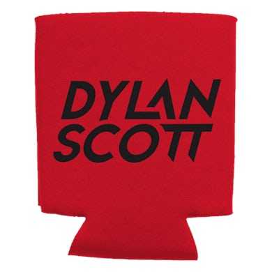Dylan Scott Red Logo Koozie