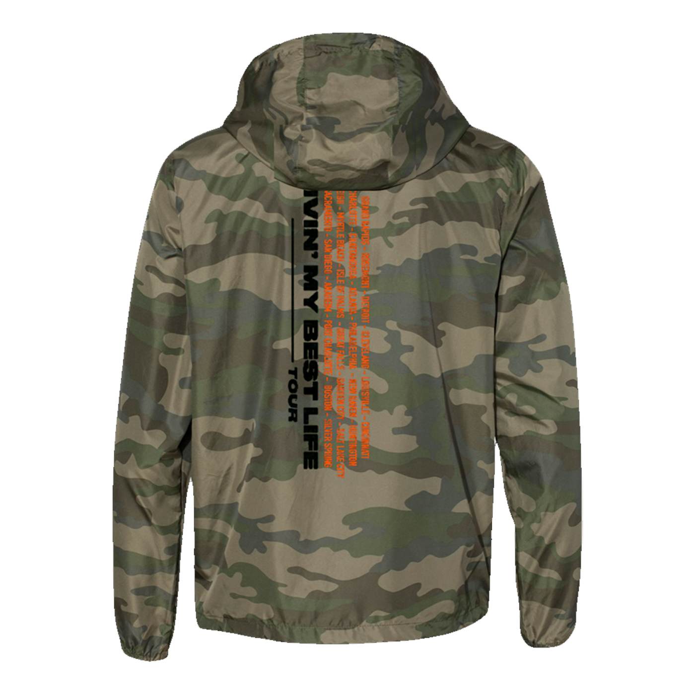 Dylan Scott Camo Zip Up Jacket