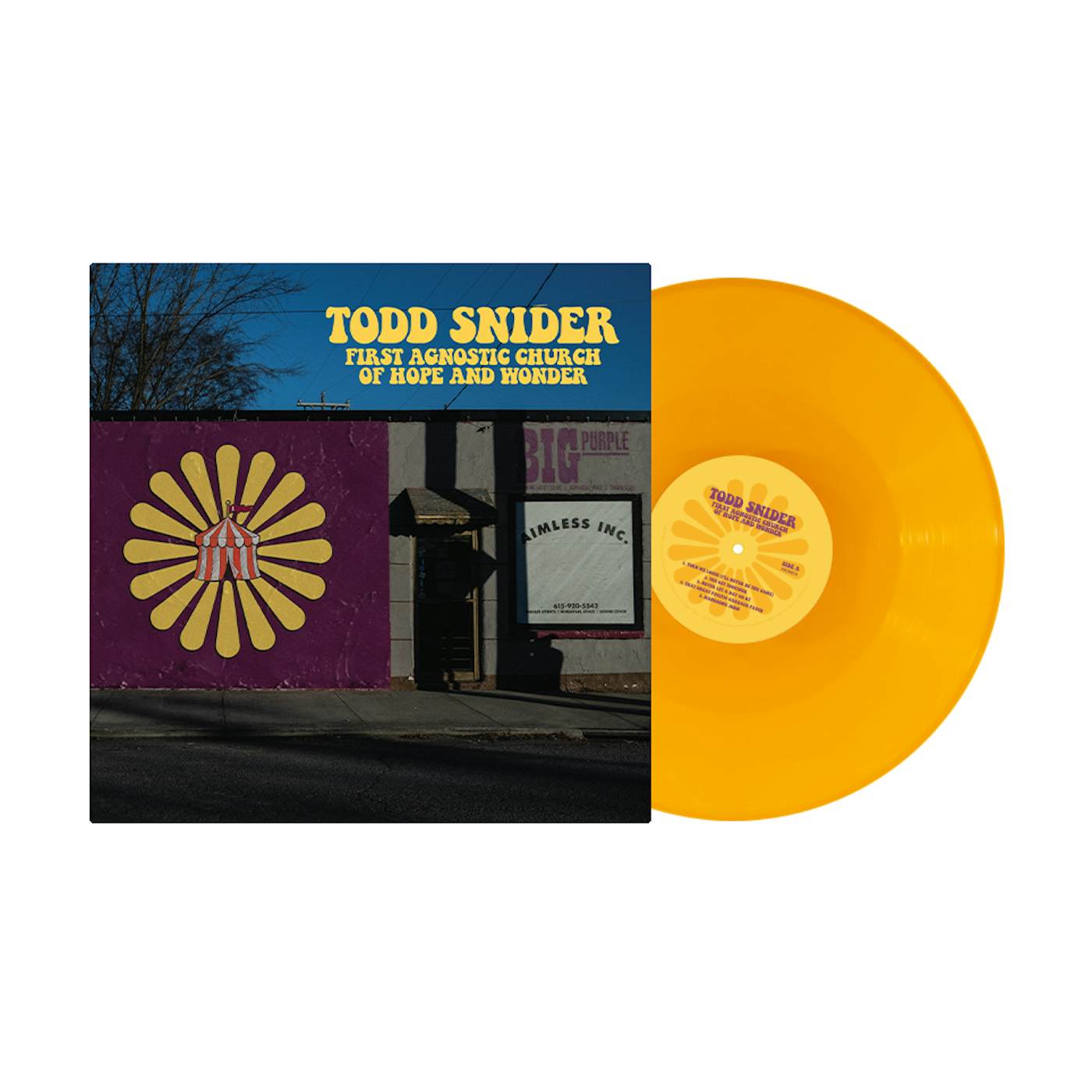 Todd Snider FAC Limited Edition Yellow Vinyl - Sold Out