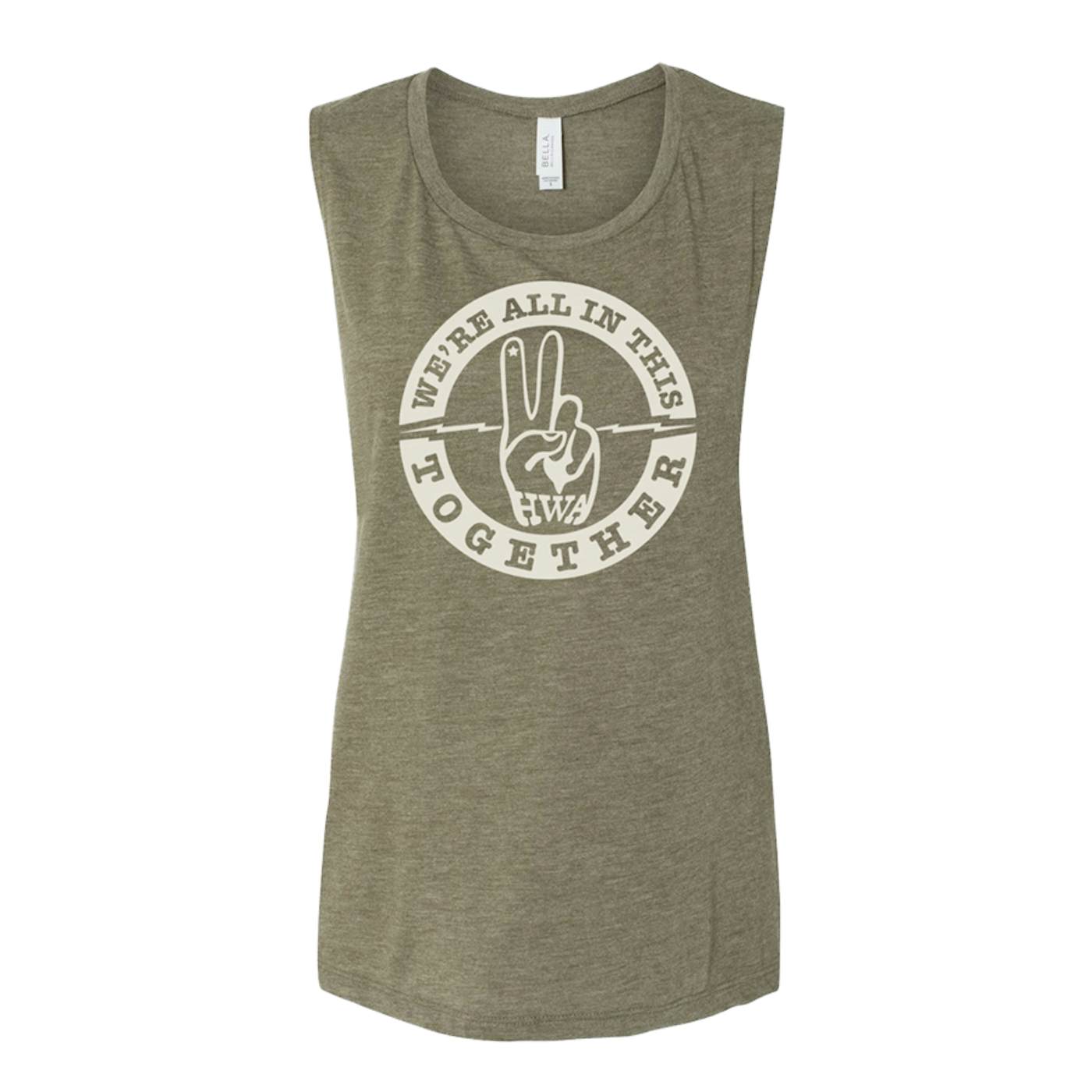 Hard Working Americans "We're All In This Together" Women's Muscle Tee