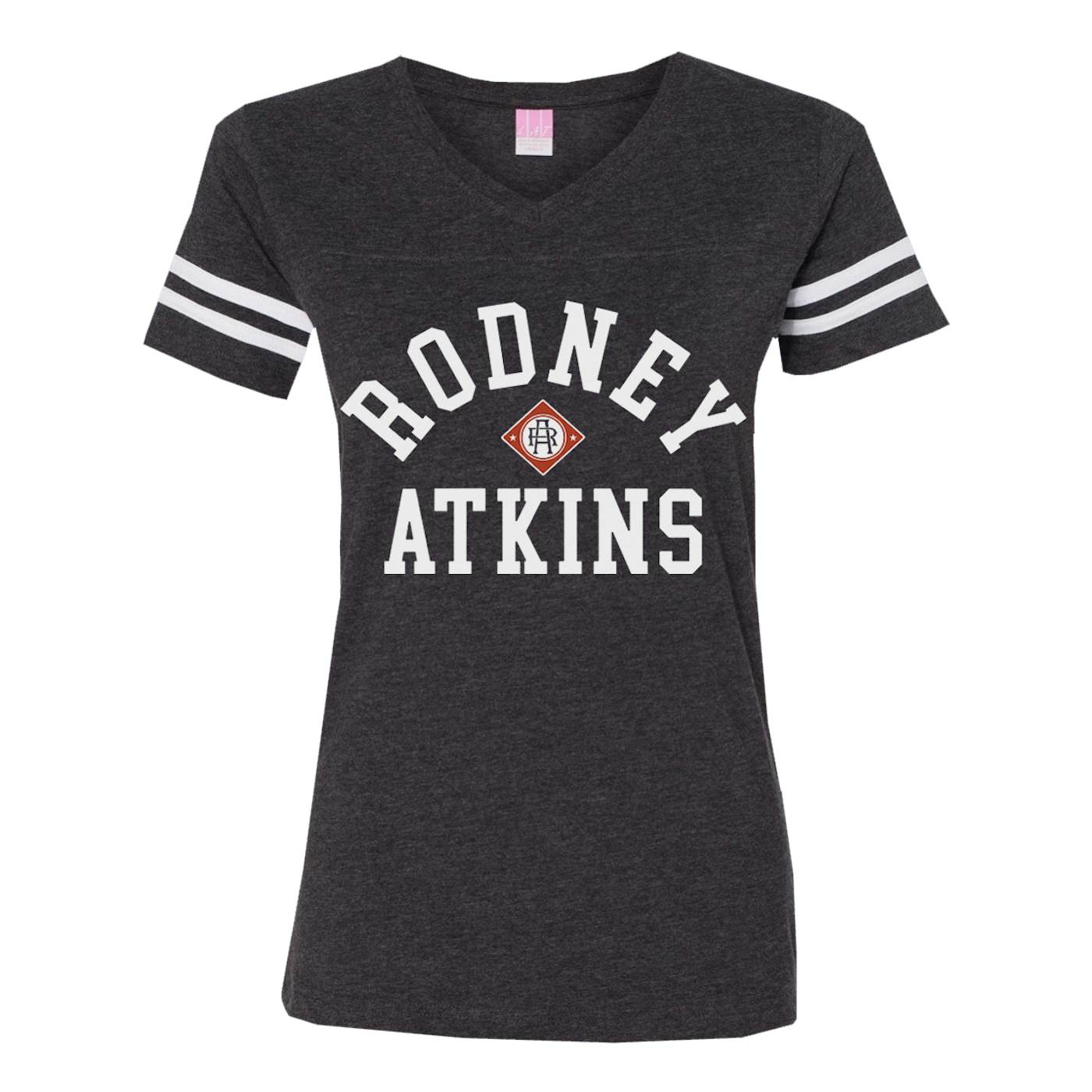 Rodney Atkins Women's Football V-Neck T-Shirt
