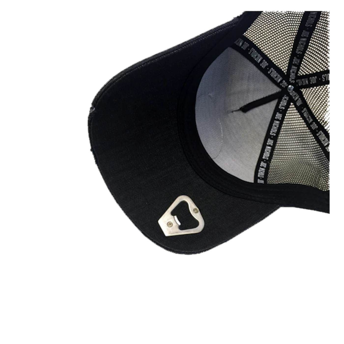 Joe Nichols JN Black Denim Bottle Opener Hat