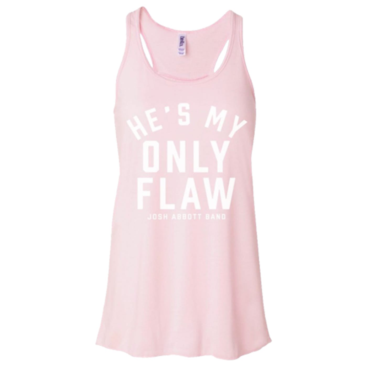Josh Abbott Band He's My Only Flaw Pink Tank