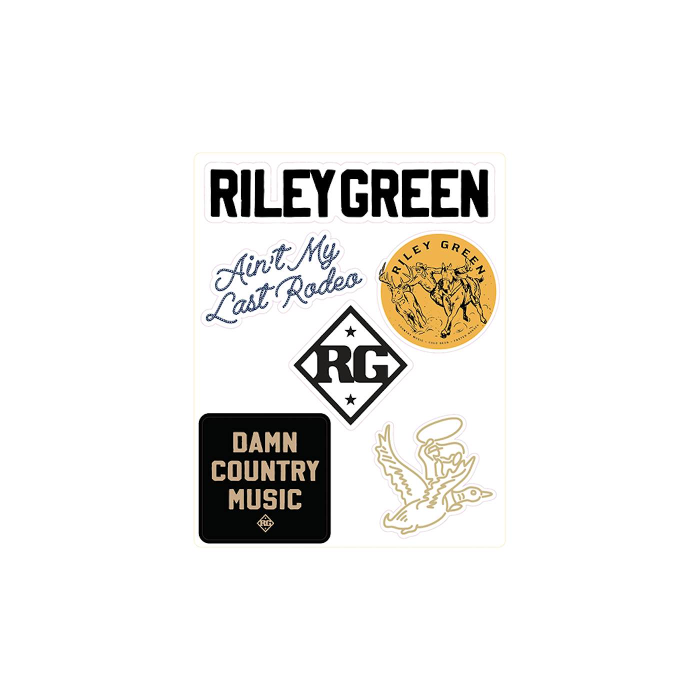 Riley Green Sticker Sheet