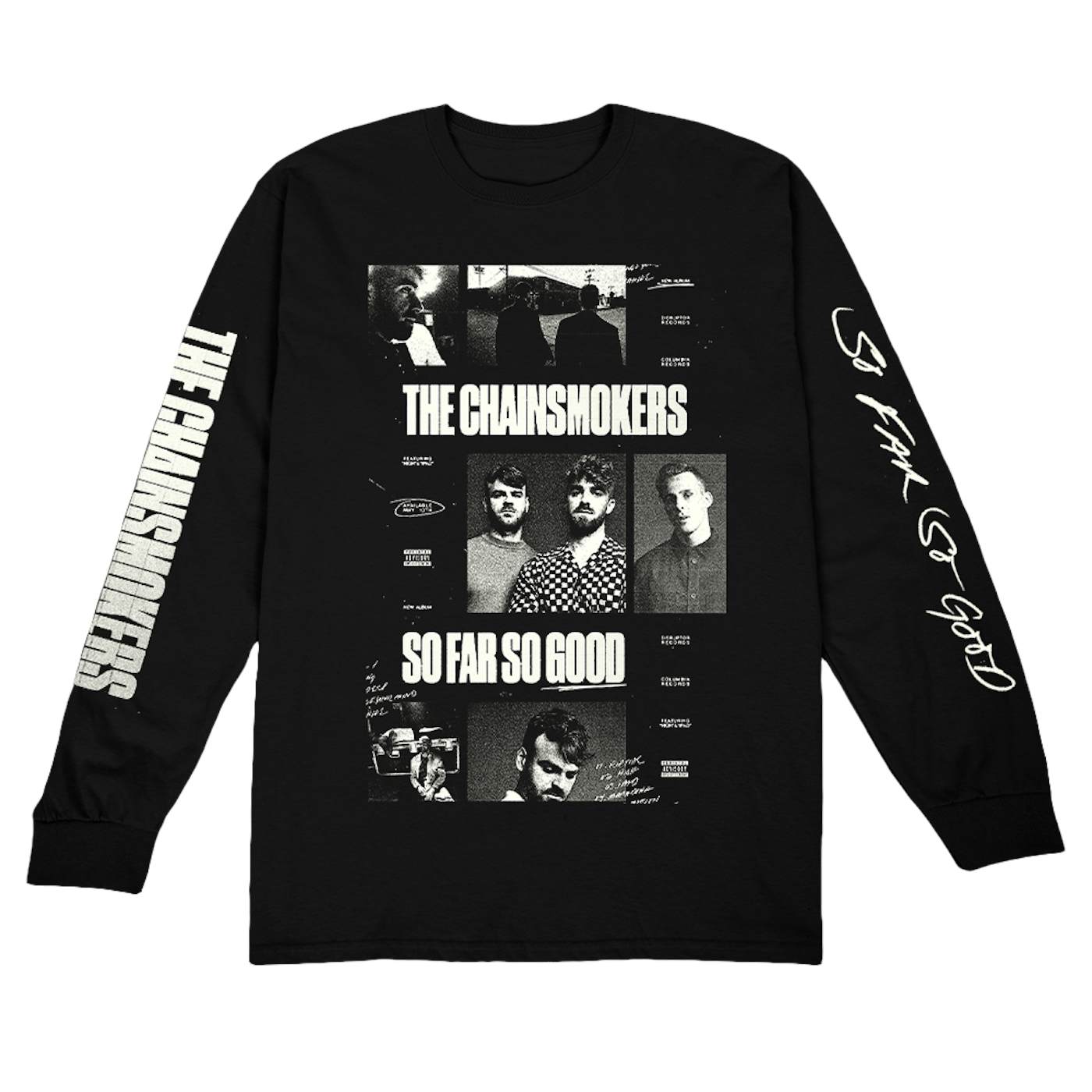 The Chainsmokers "So Far So Good" Grid Long Sleeve