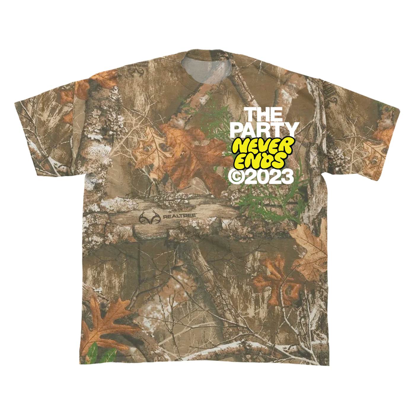 The Chainsmokers The Party Never Ends - Real Tree Camo Tee
