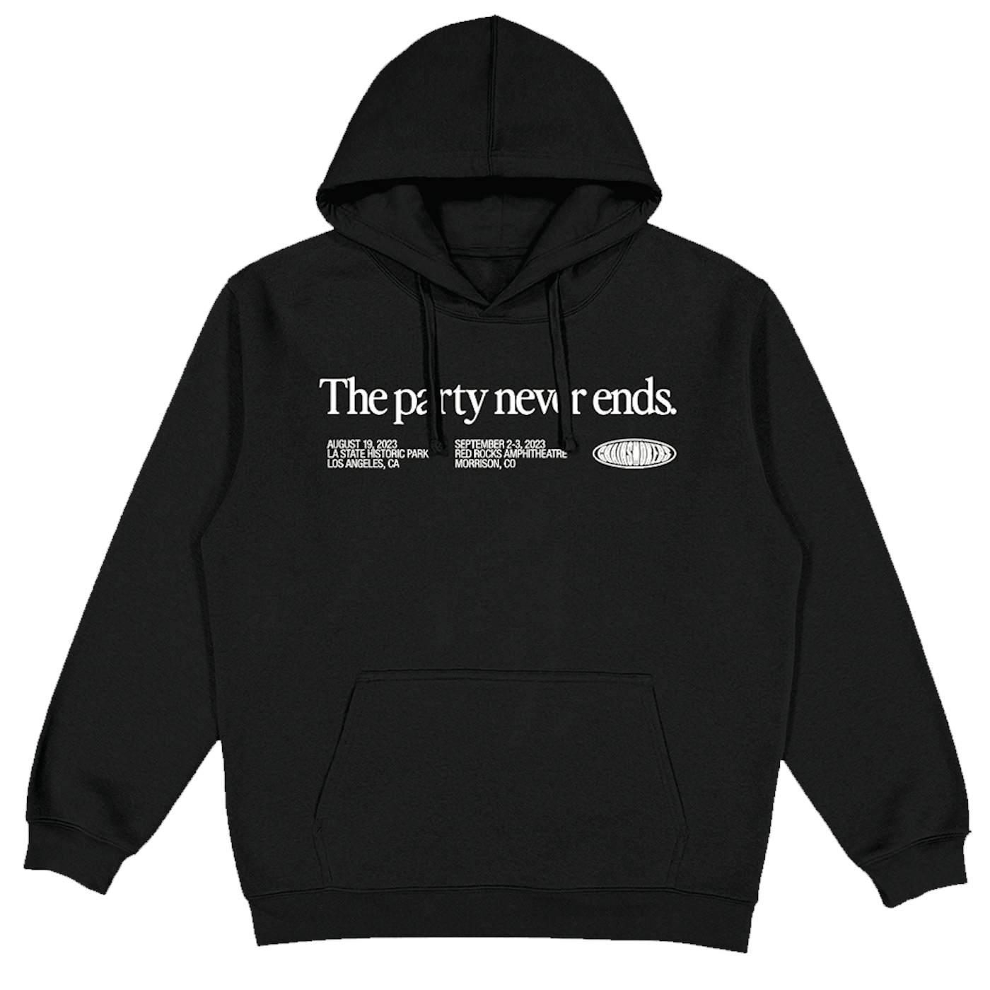 The Chainsmokers The Party Never Ends - Black Hoodie