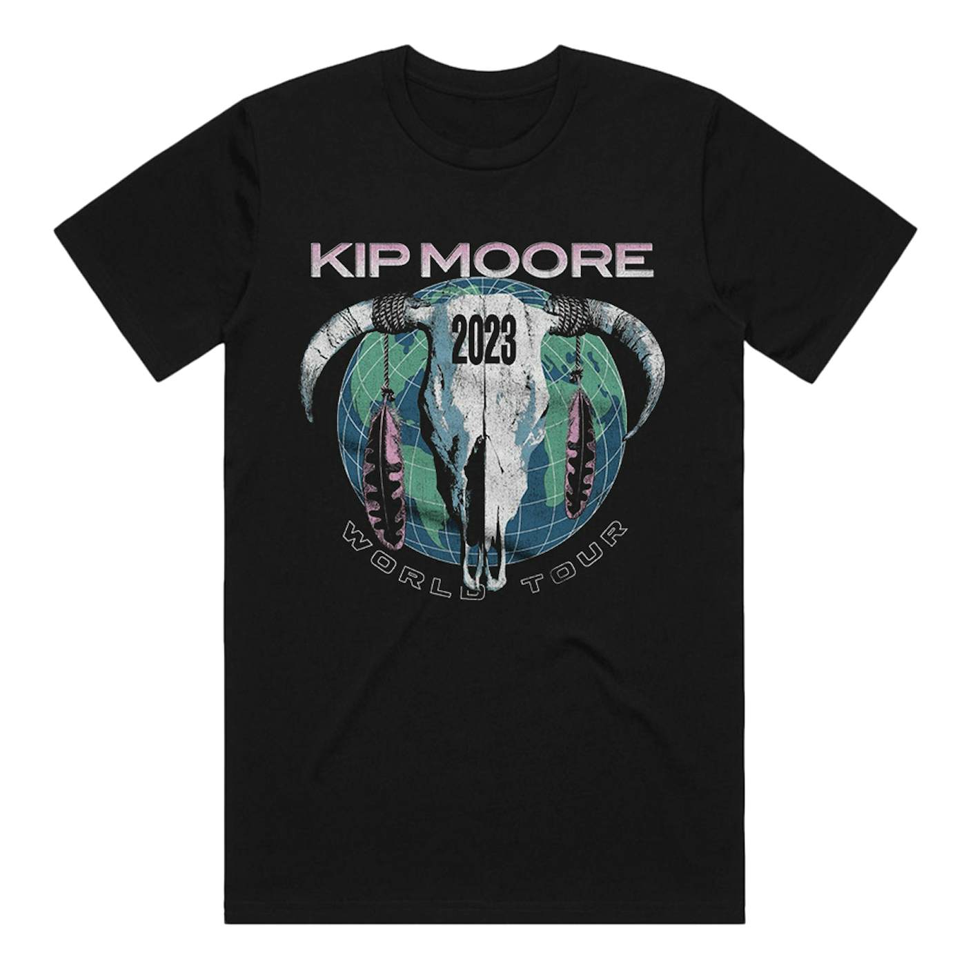 Kip Moore World Tour Bull Tee