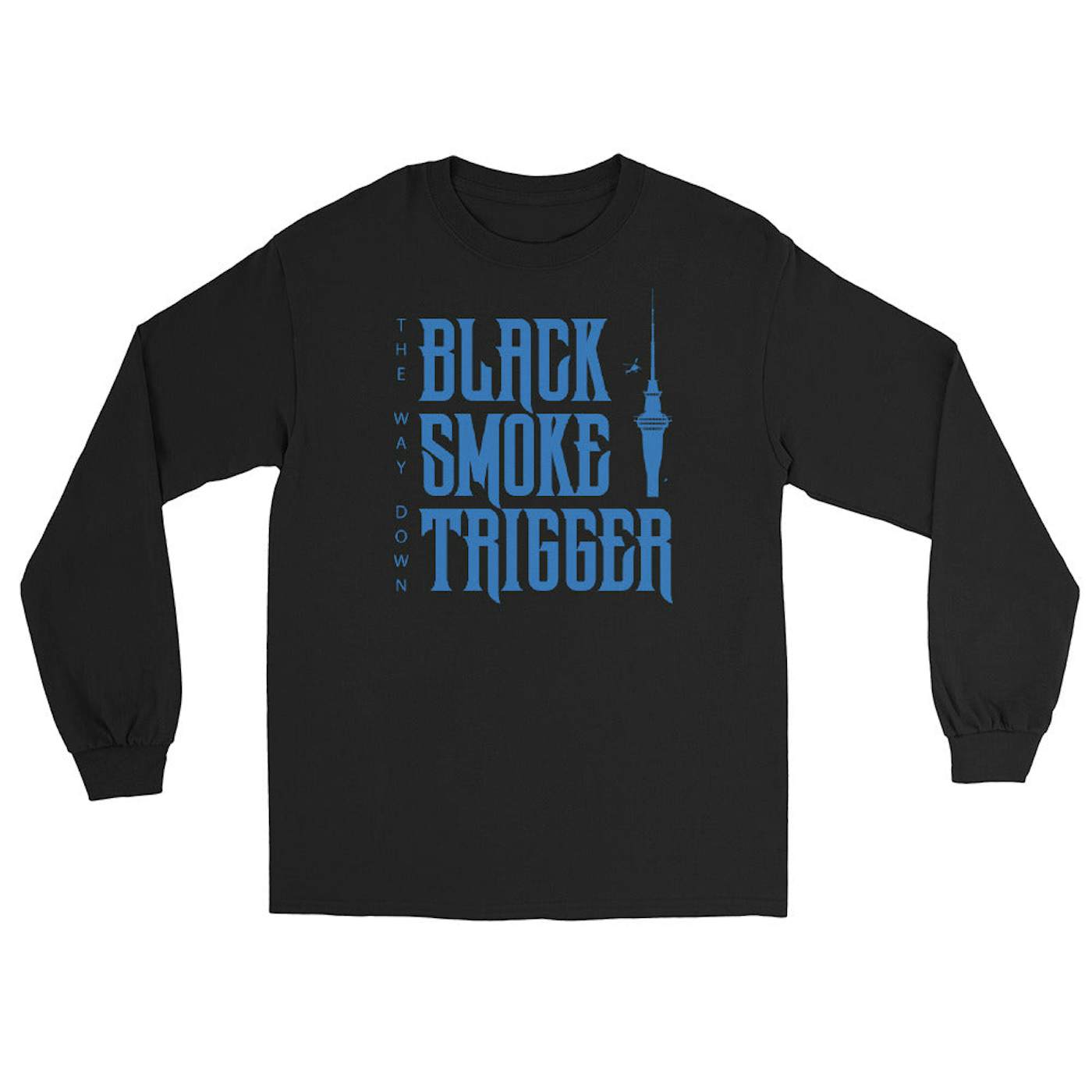 Black Smoke Trigger The Way Down Long-sleeve - Blue