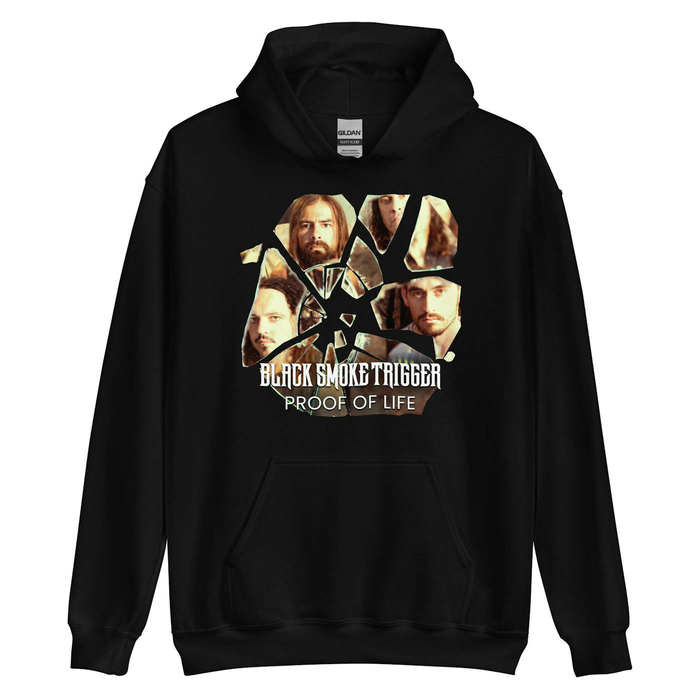 Black Smoke Trigger Proof Of Life - Shattered Hoodie