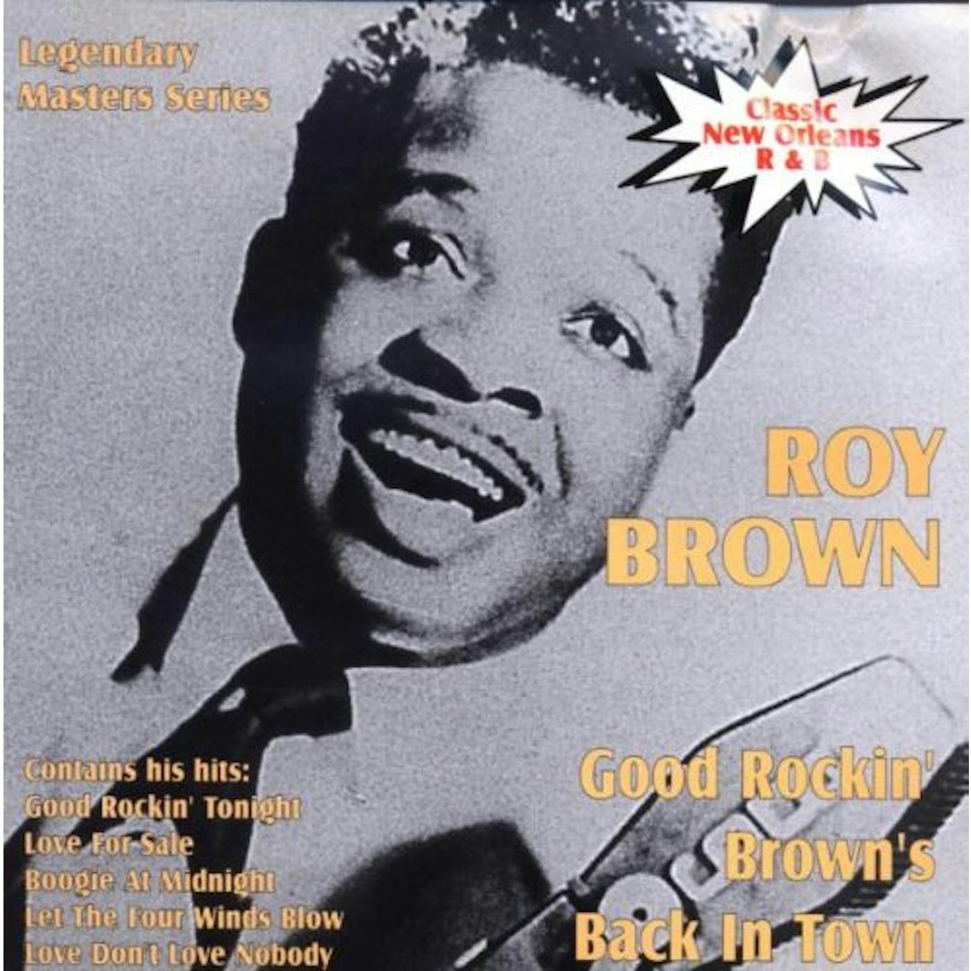 Roy Brown GOOD ROCKIN BROWN'S BACK IN TOWN CD