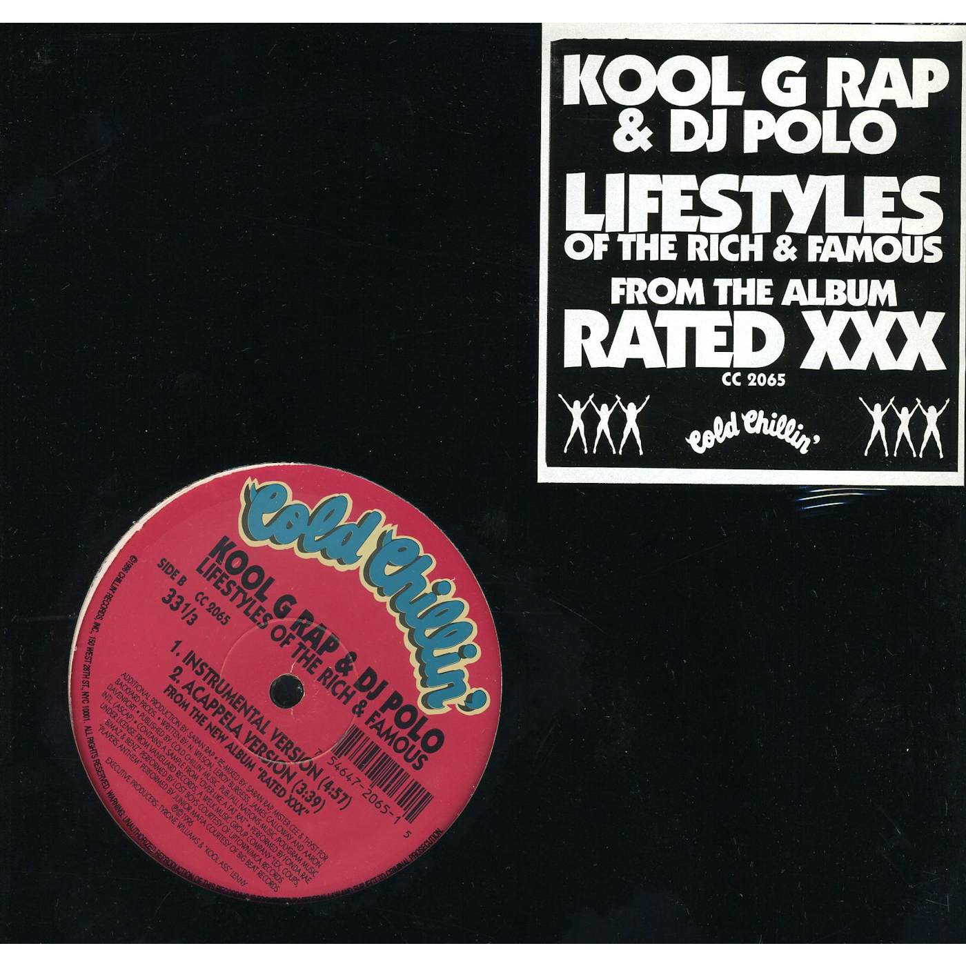 Kool G Rap & DJ Polo LIFESTYLES OF THE RICH & FAMOUS Vinyl Record