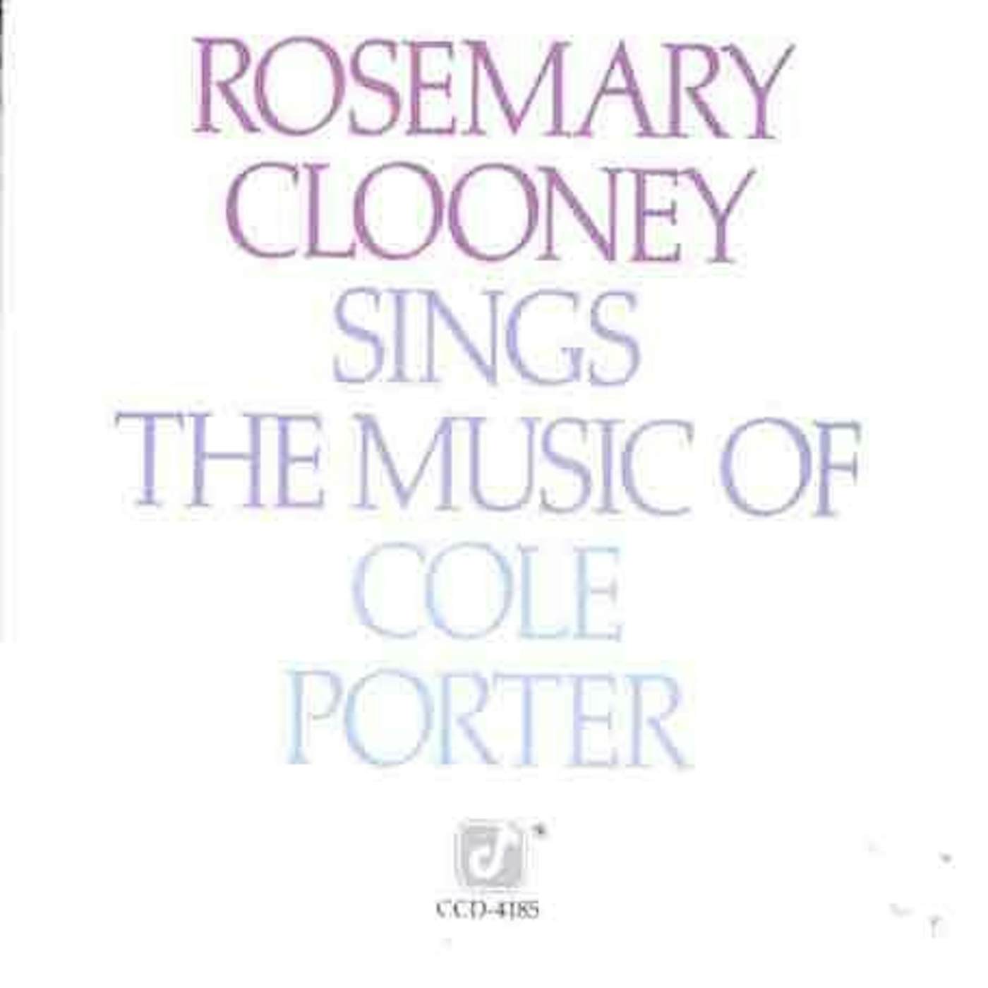 Rosemary Clooney SINGS COLE PORTER CD