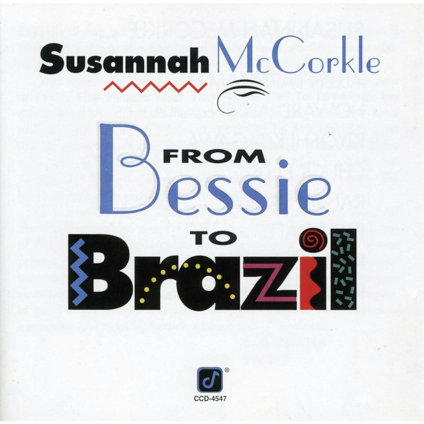 Susannah McCorkle FROM BESSIE TO BRAZIL CD