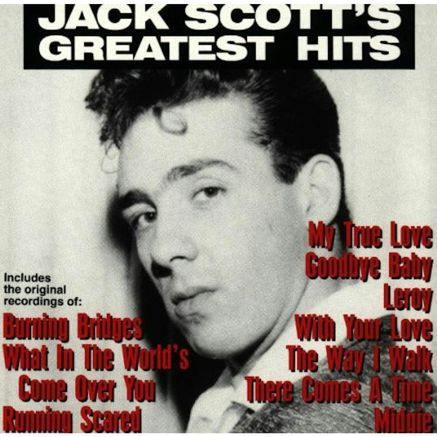 Jack Scott GREATEST HITS CD