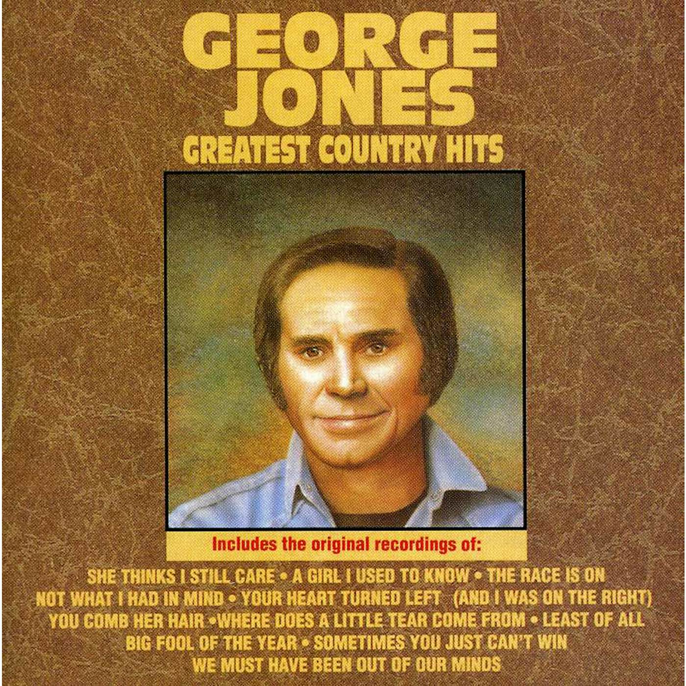George Jones GREATEST COUNTRY HITS CD