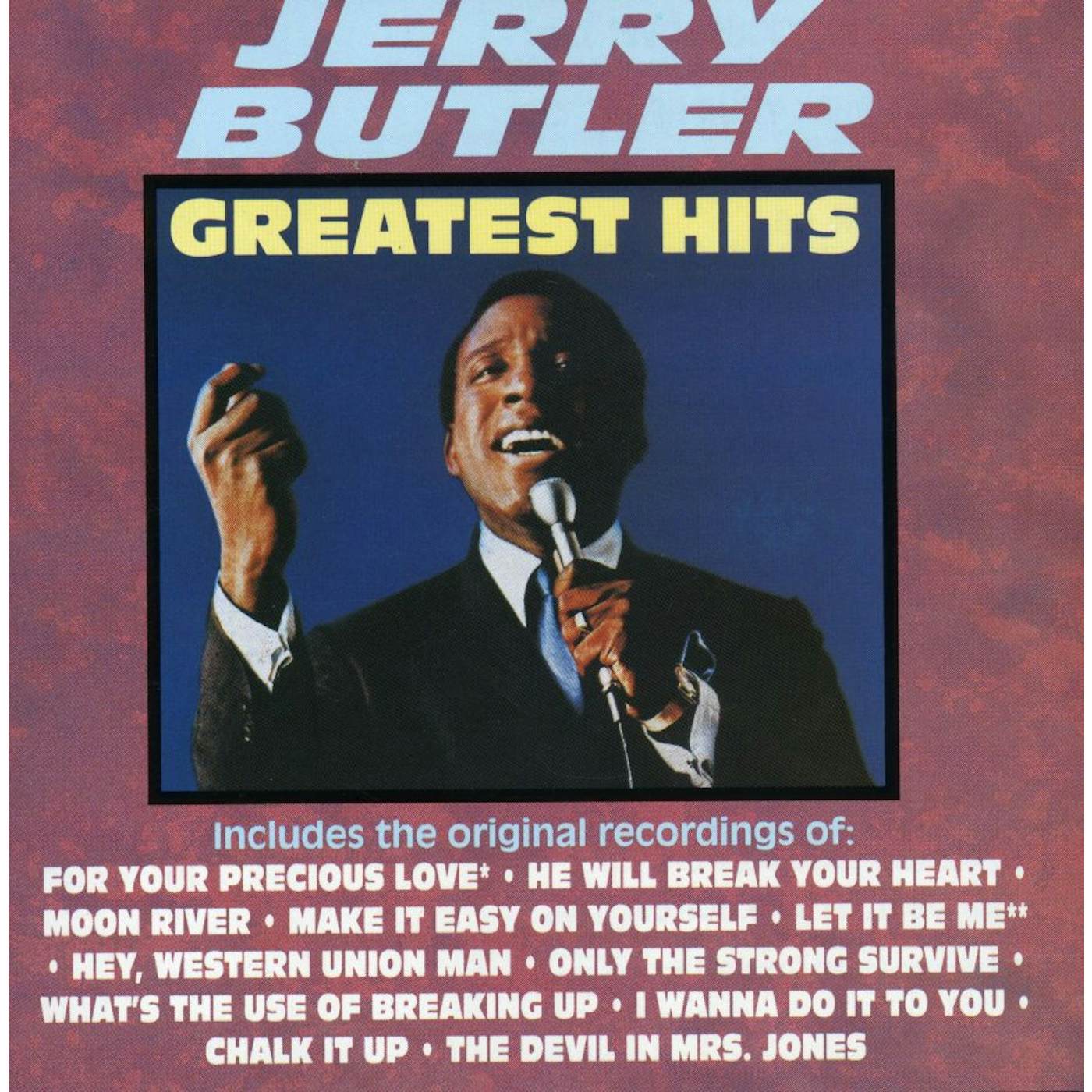 Jerry Butler GREATEST HITS CD