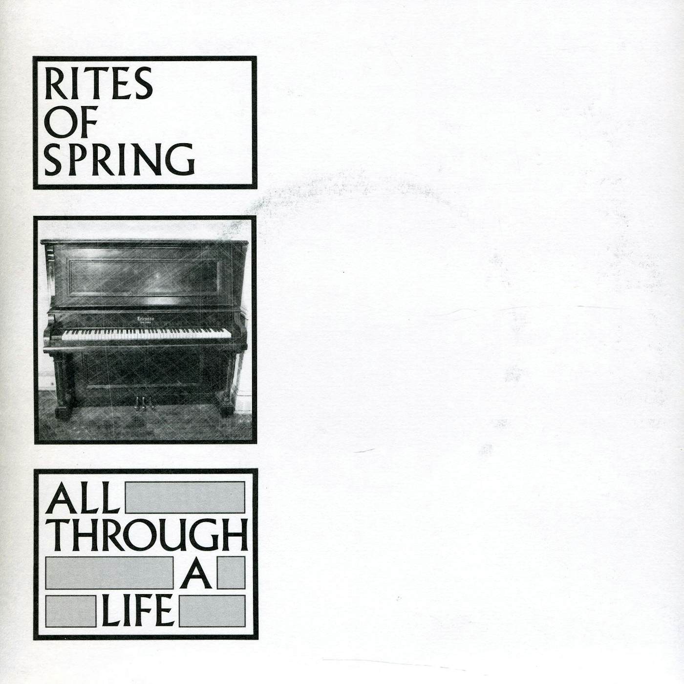 Rites of Spring All Through A Life Vinyl Record
