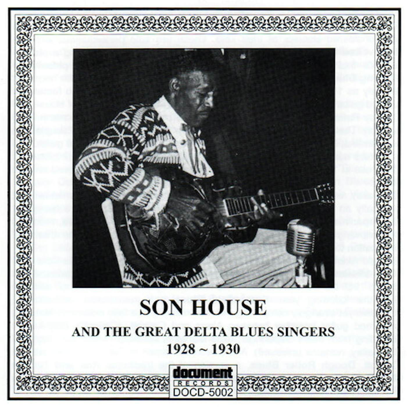 SON HOUSE AND THE GREAT DELTA BLUES SINGERS CD