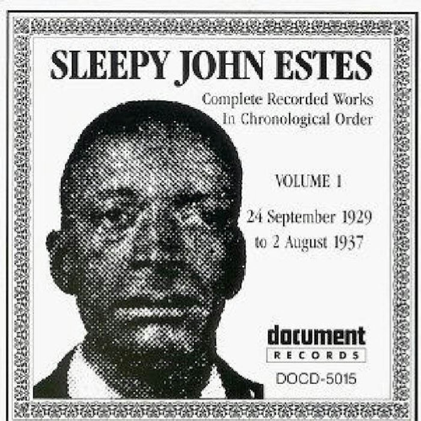 Sleepy John Estes COMPLETE RECORDED 1 CD