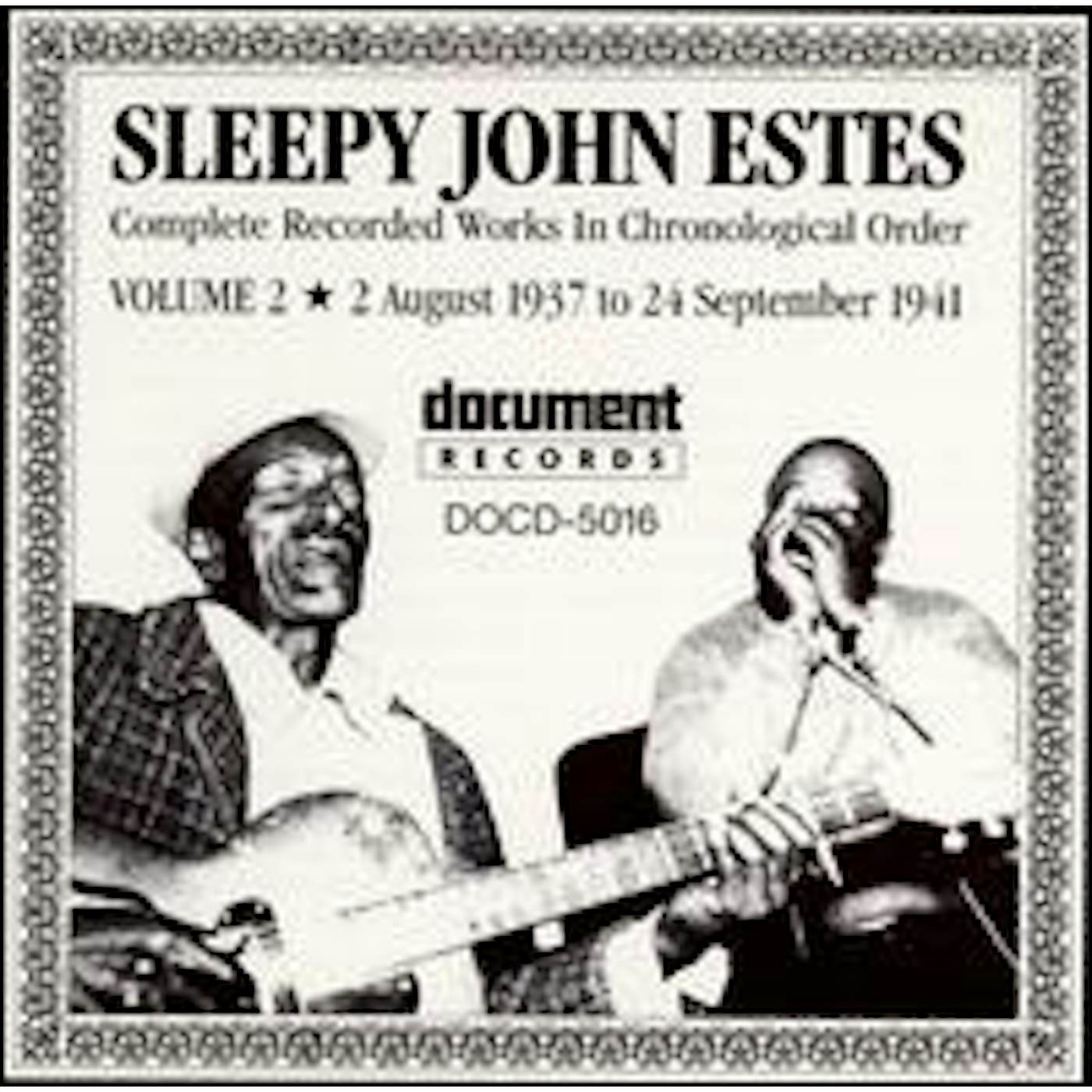 Sleepy John Estes COMPLETE RECORDED 2 CD