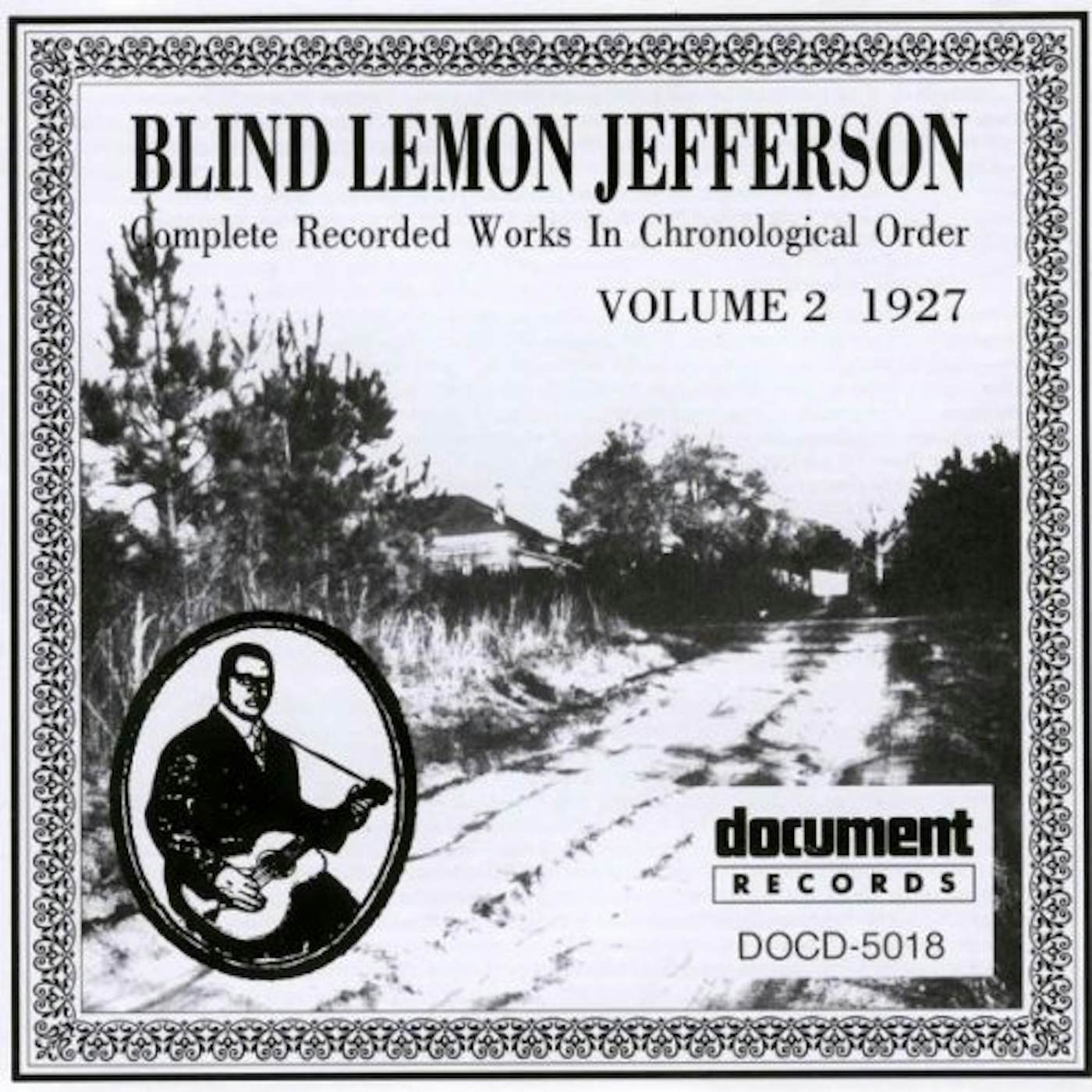 Blind Lemon Jefferson COMPLETE RECORDINGS 1925-1929 VOL. 2 (1927) CD