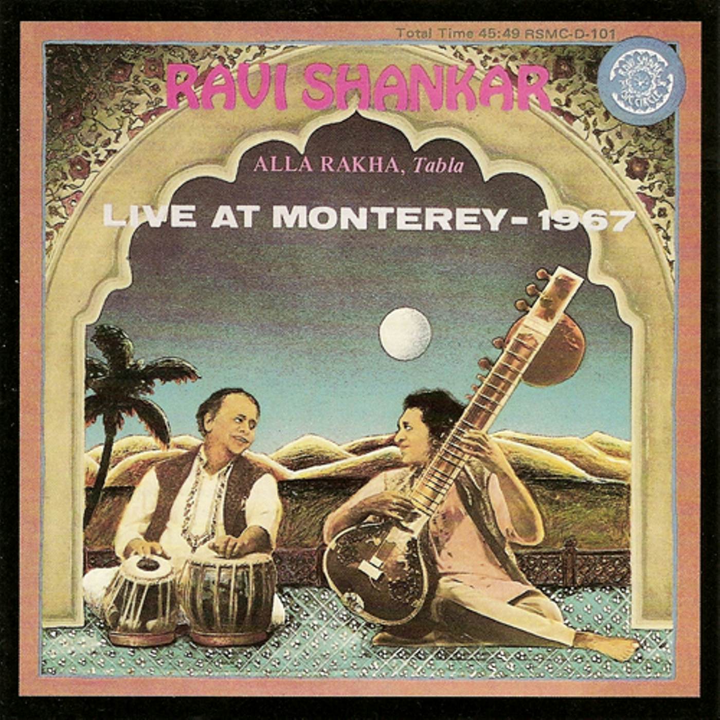 Ravi Shankar LIVE 67 MONTEREY CD