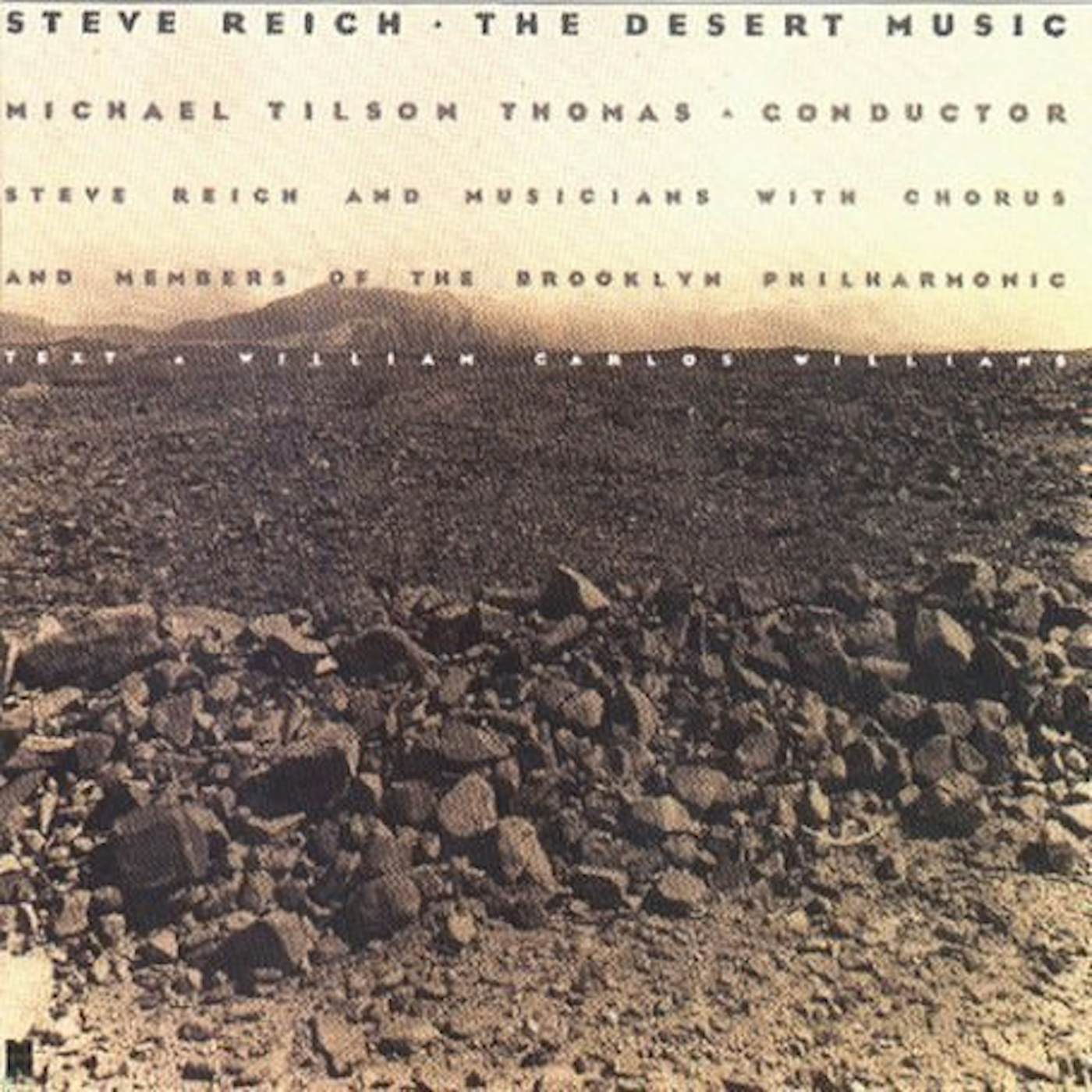 Steve Reich DESERT MUSIC CD