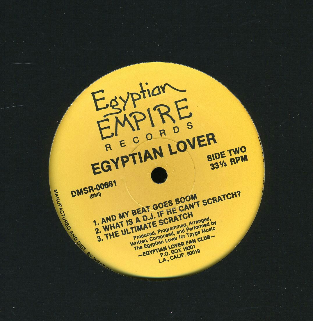 Egyptian Lover EGYPT EGYPT / WHAT IS A DJ / ULTIMATE SCRATCH Vinyl Record