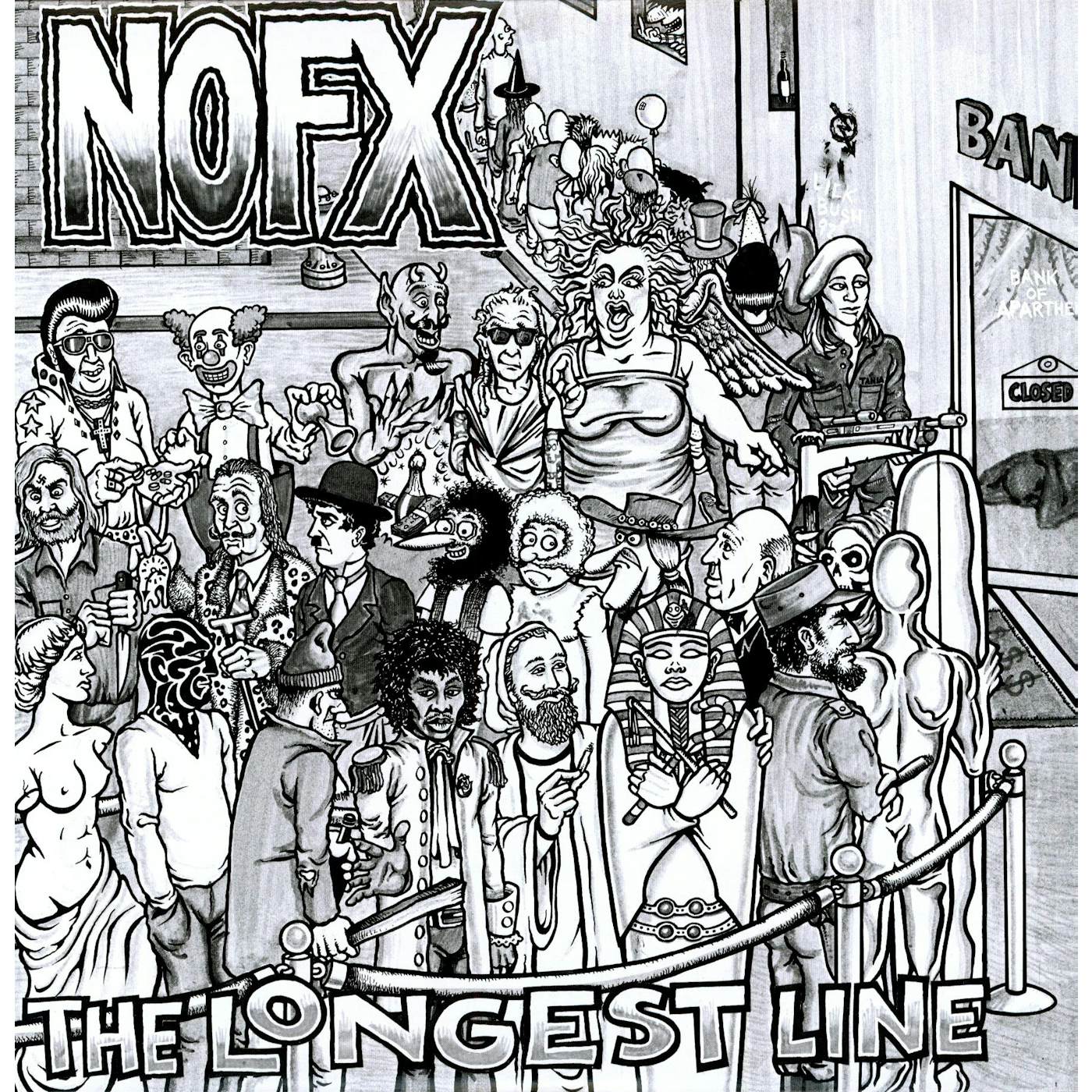 NOFX LONGEST LINE Vinyl Record