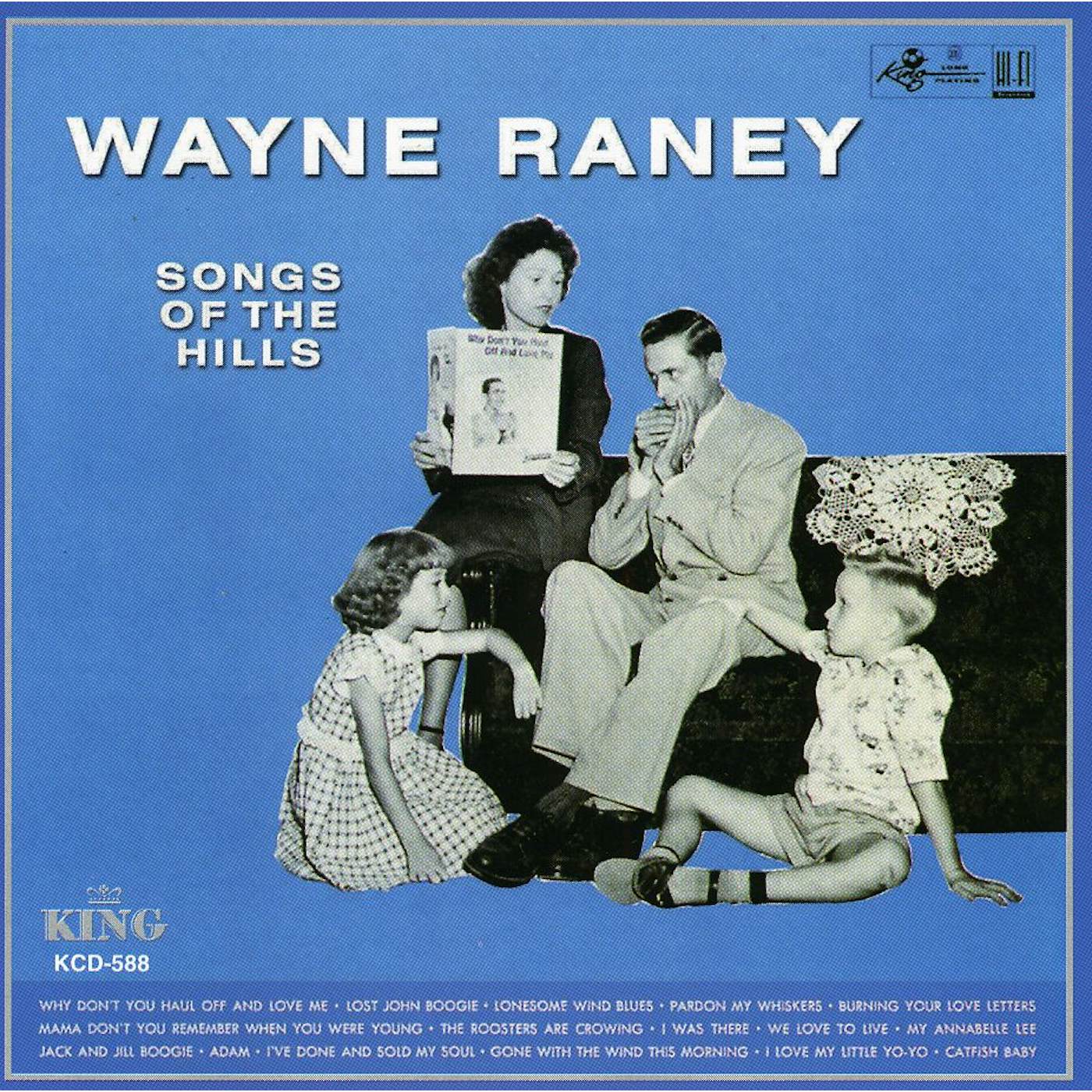 Wayne Raney SONGS OF THE HILLS CD
