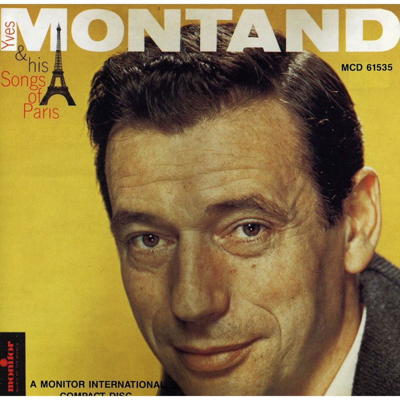Yves Montand SONGS OF PARIS & OTHER CD