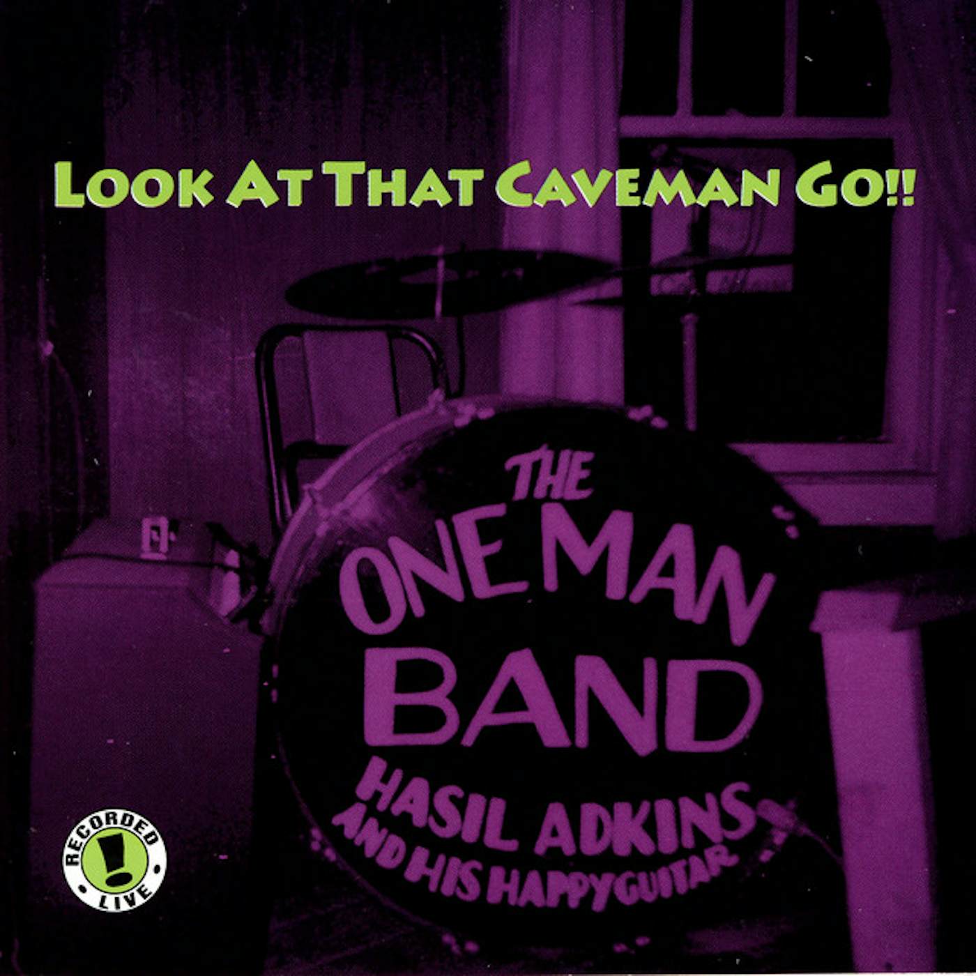 Hasil Adkins LOOK AT THAT CAVEMAN GO Vinyl Record
