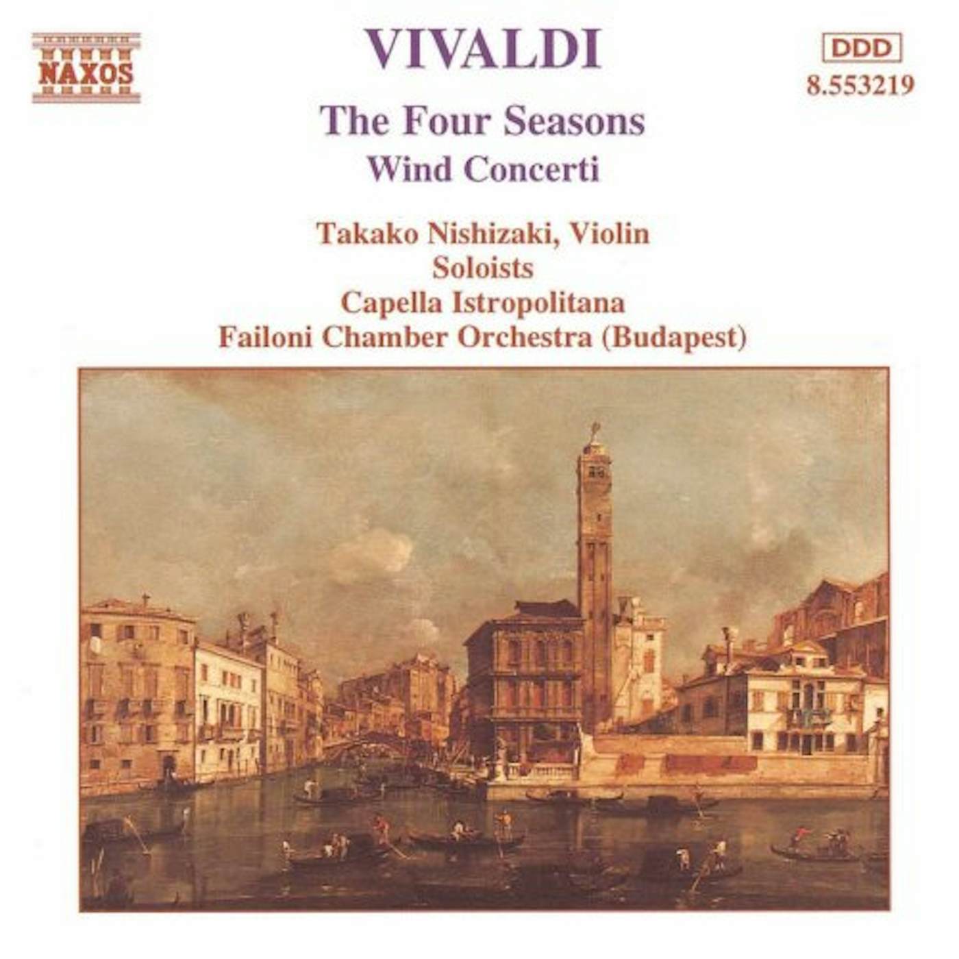 Antonio Vivaldi 4 SEASONS WIND CONCERTO CD