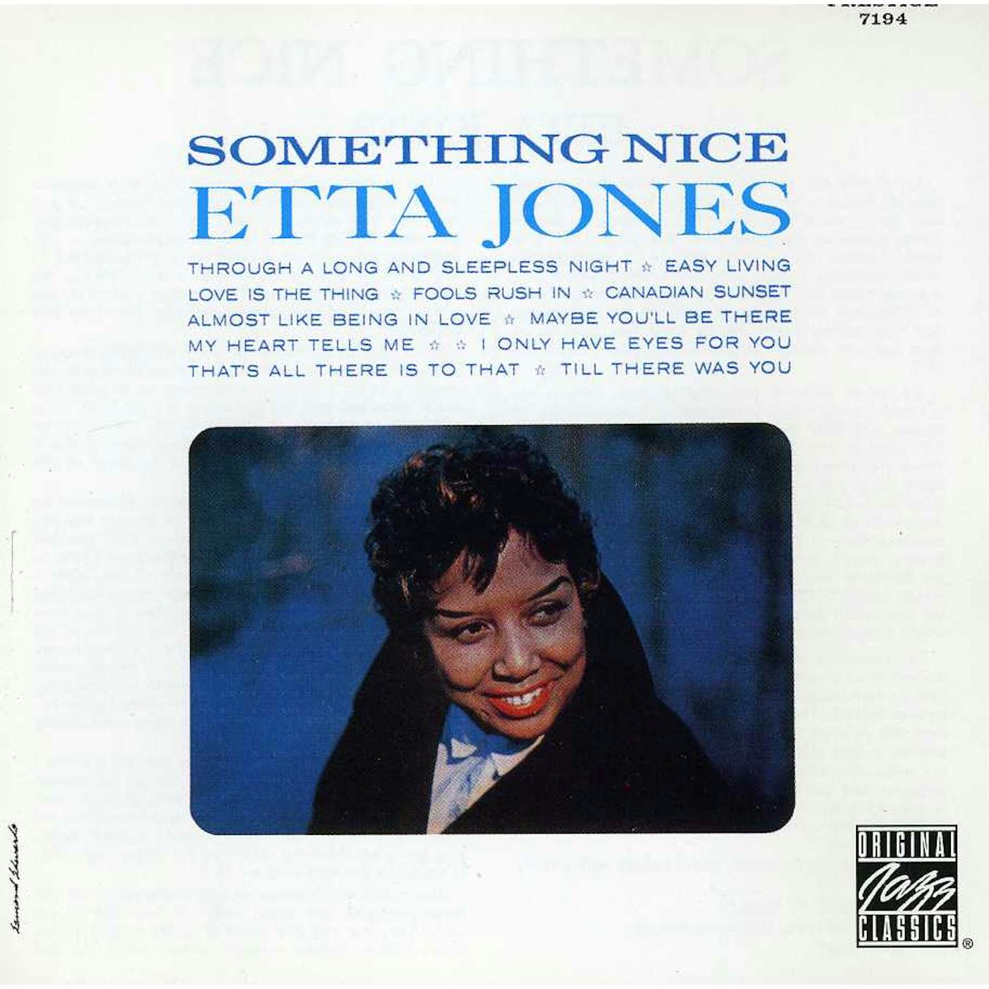 Etta Jones SOMETHING NICE CD