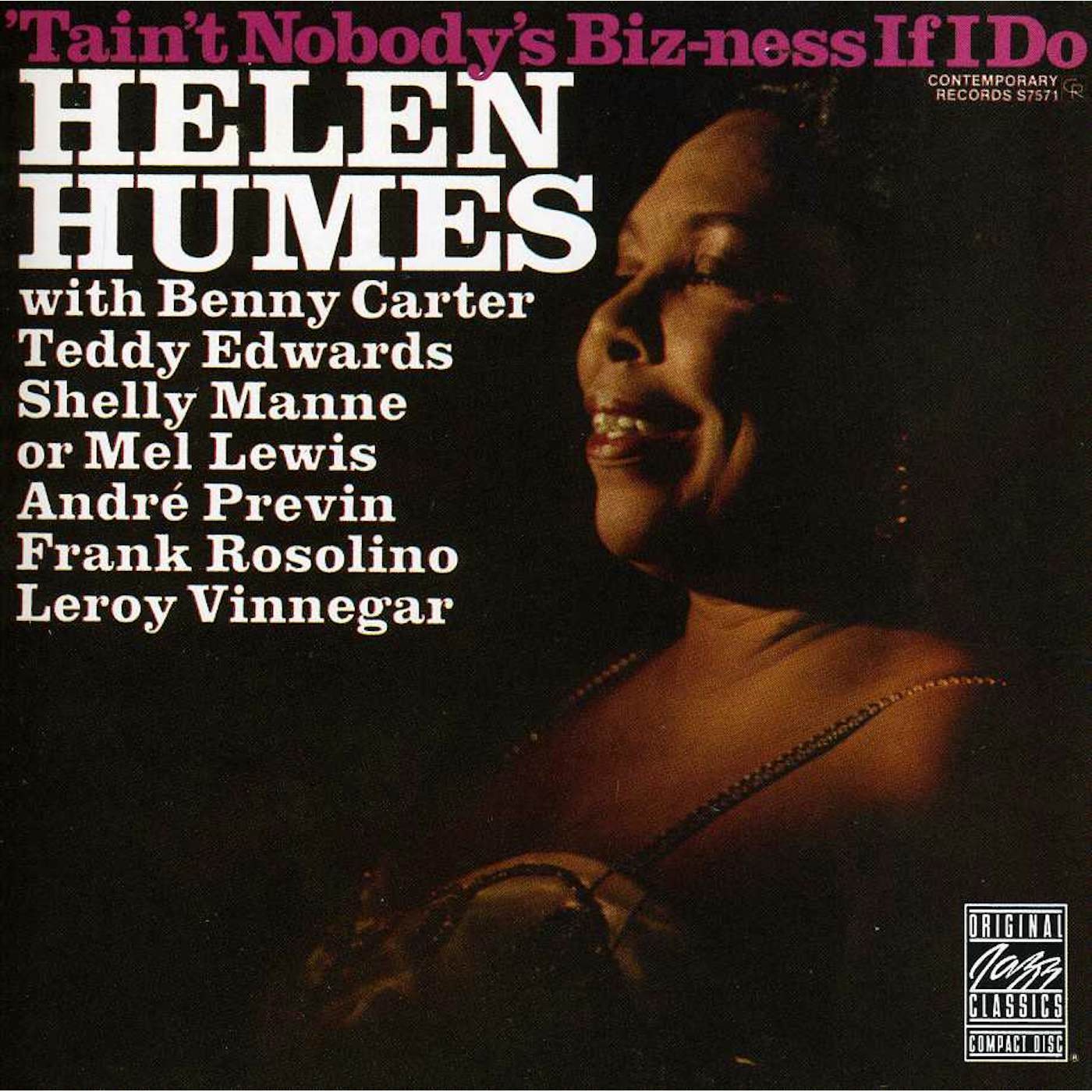 Helen Humes TAIN'T NOBODY'S BIZ-NESS CD