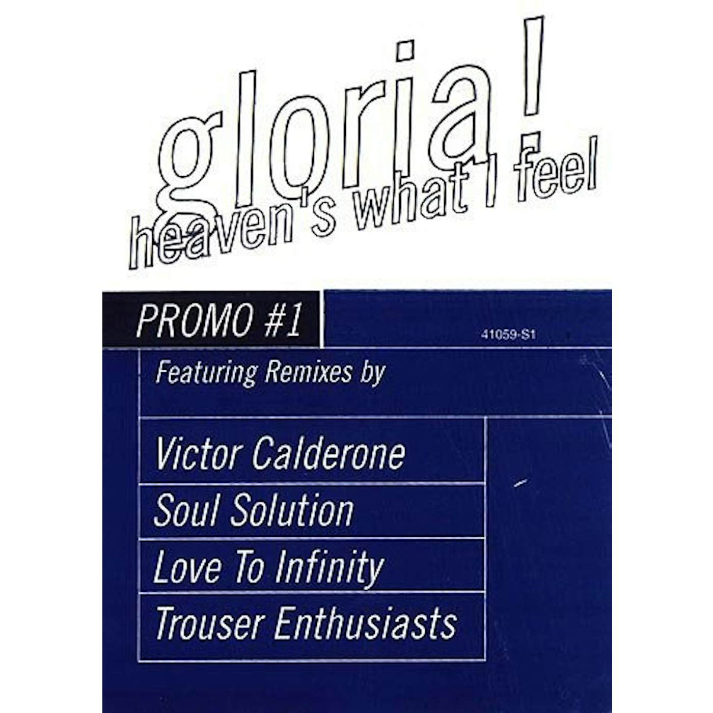 Gloria Estefan HEAVEN'S WHAT I FEEL (X3) / GLORIA'S HITMIX Vinyl Record