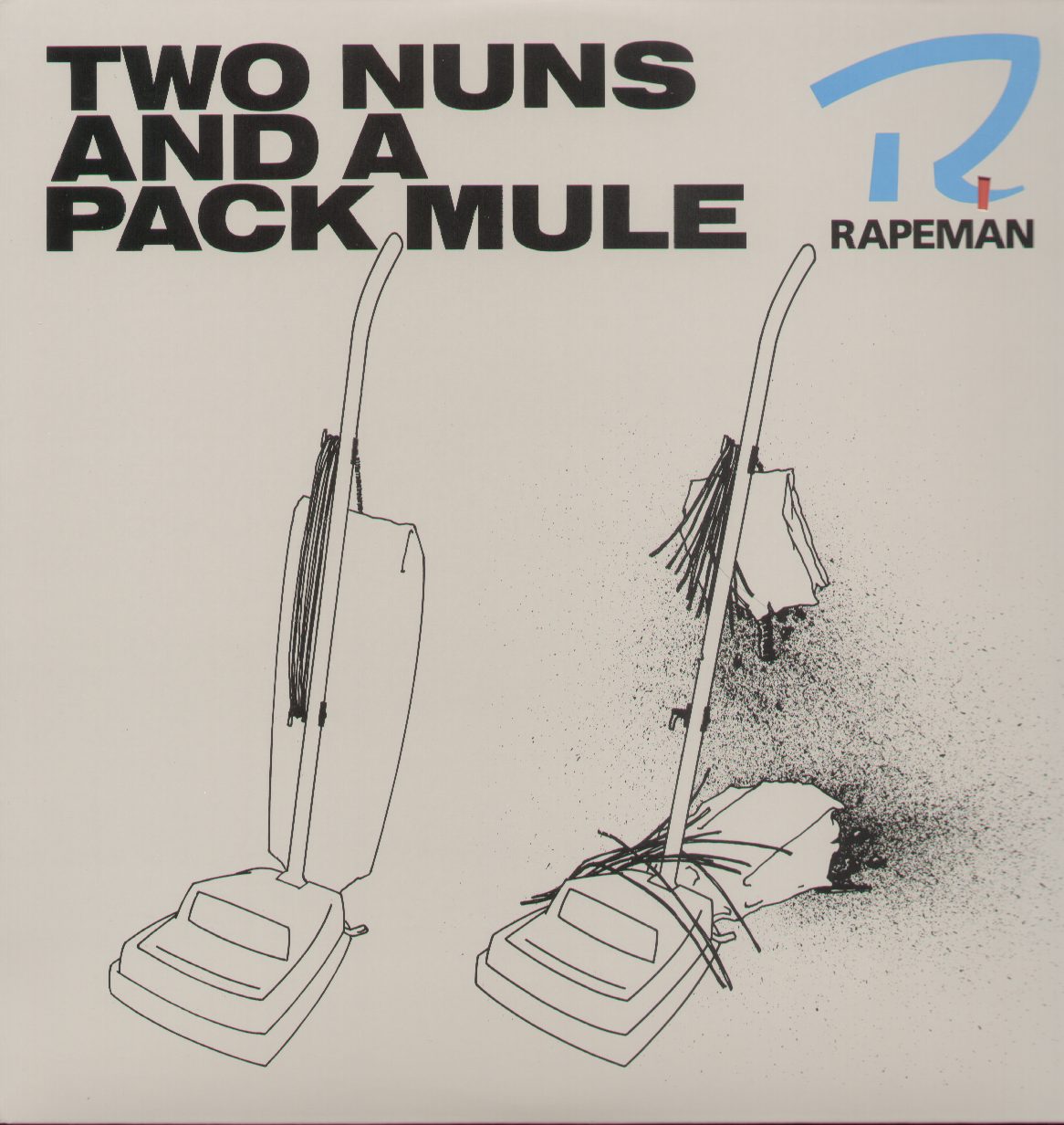 Rapeman TWO NUNS & A PACK MULE Vinyl Record