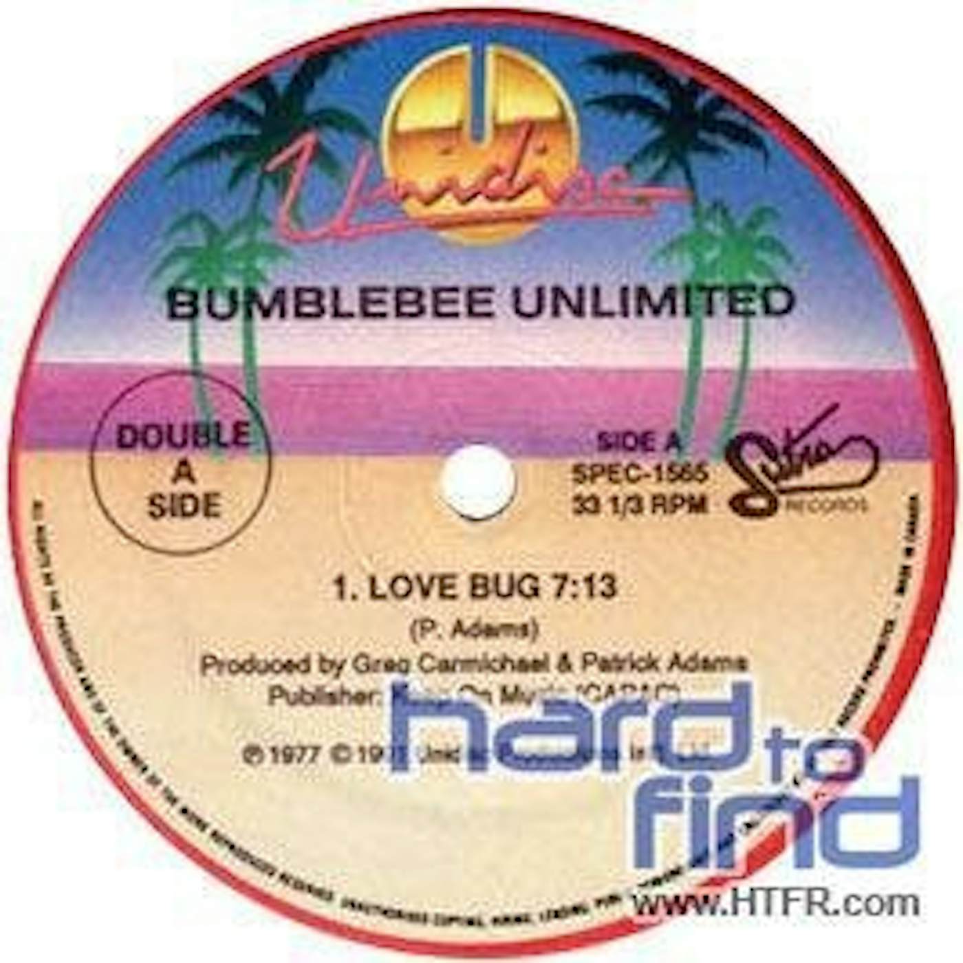 Bumblebee Unlimited LOVE BUG / EVERYBODY DANCE Vinyl Record