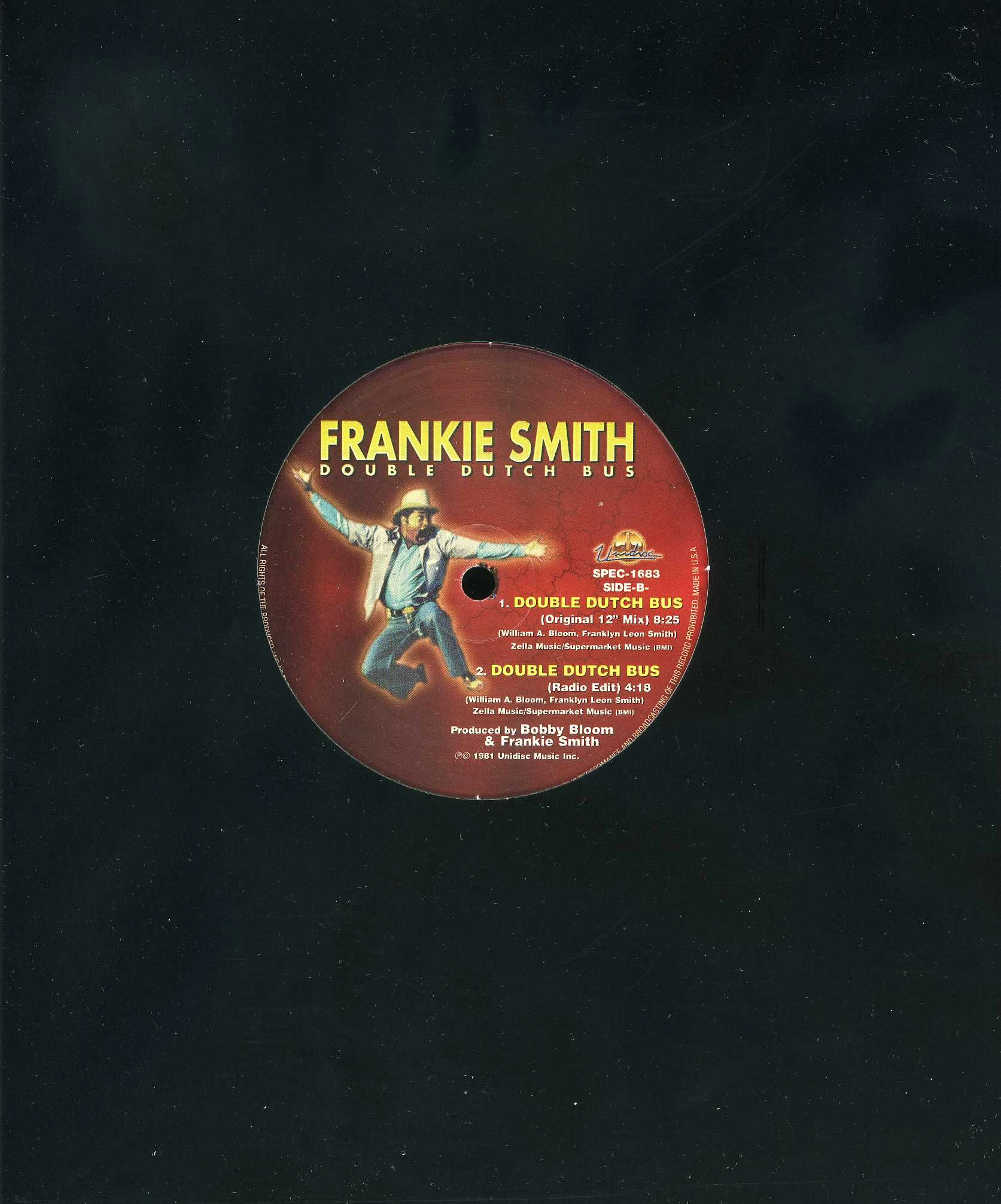 Frankie Smith Double Dutch Bus Vinyl Record