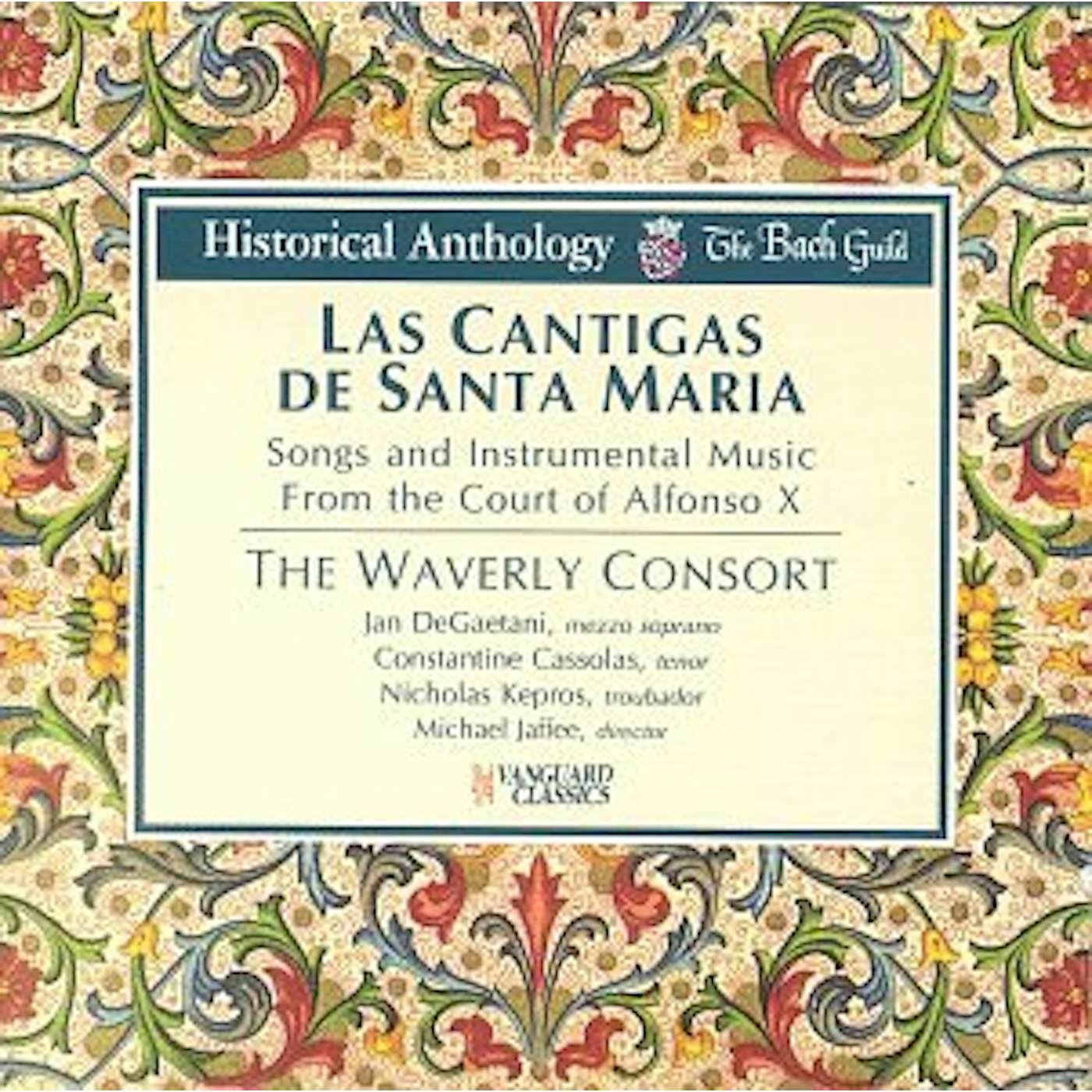 Waverly Consort LAS CANTIGAS DE SANTA MARIA CD