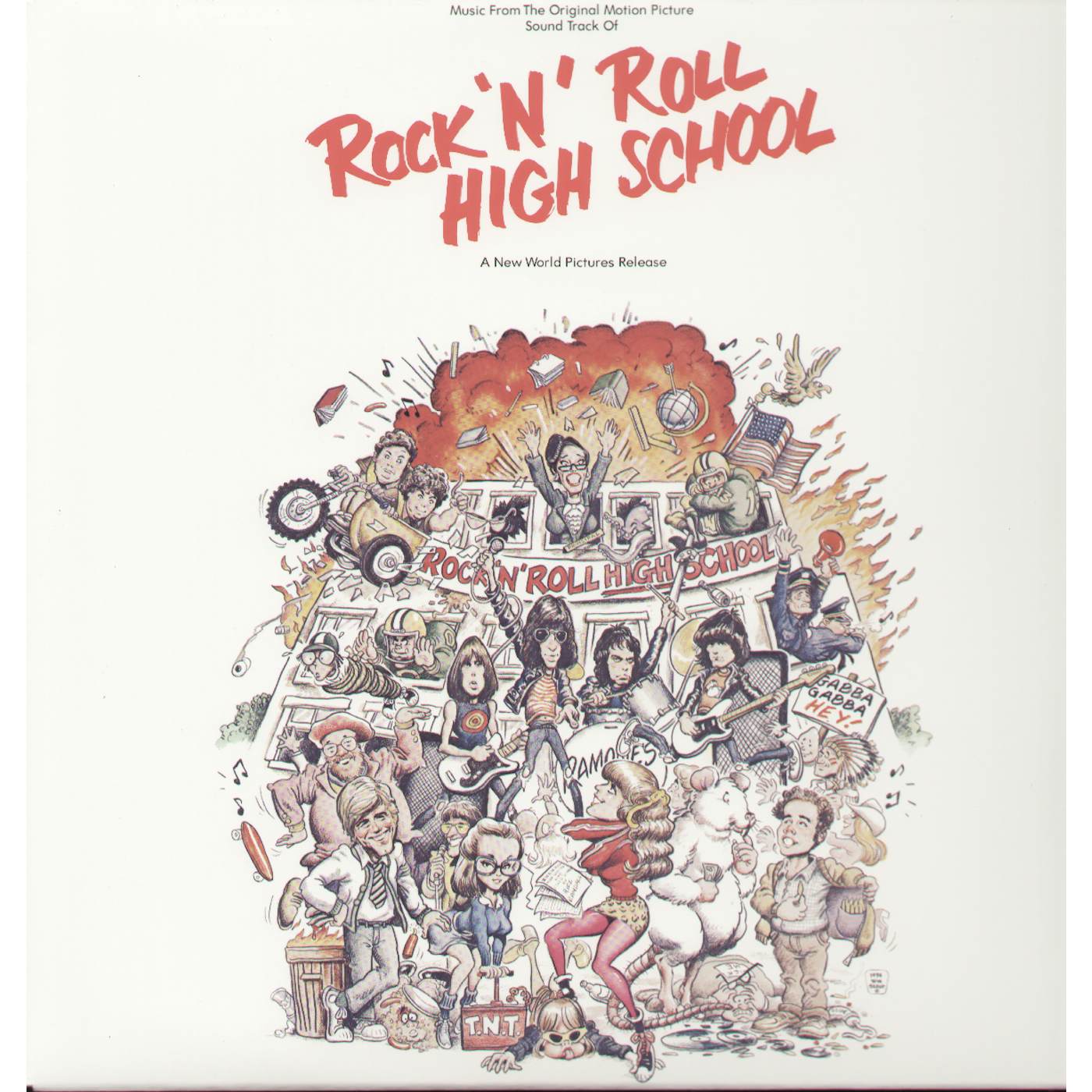 Ramones ROCK N ROLL HIGH SCHOOL Vinyl Record