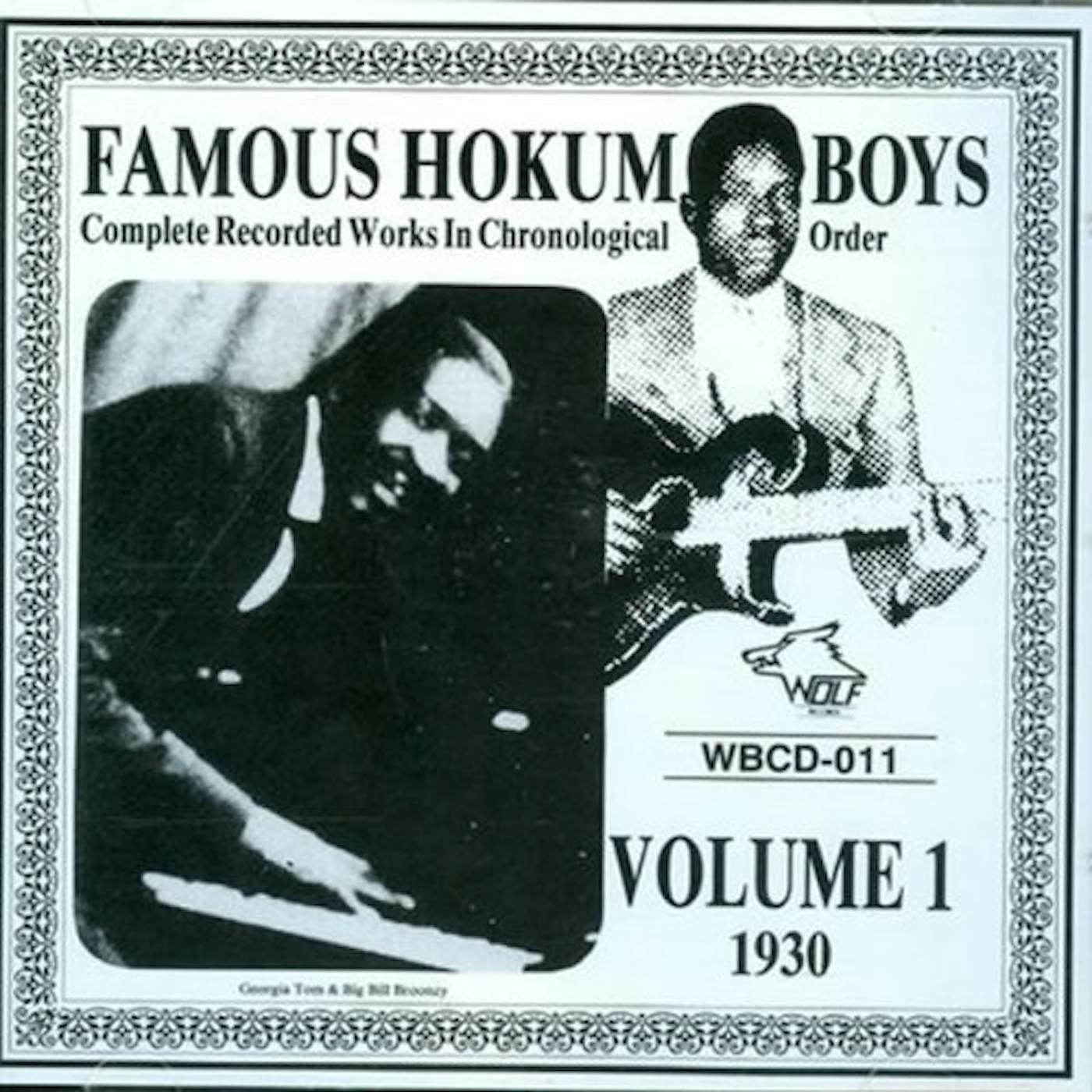 Hokum Boys 1930 VOL 1 CD