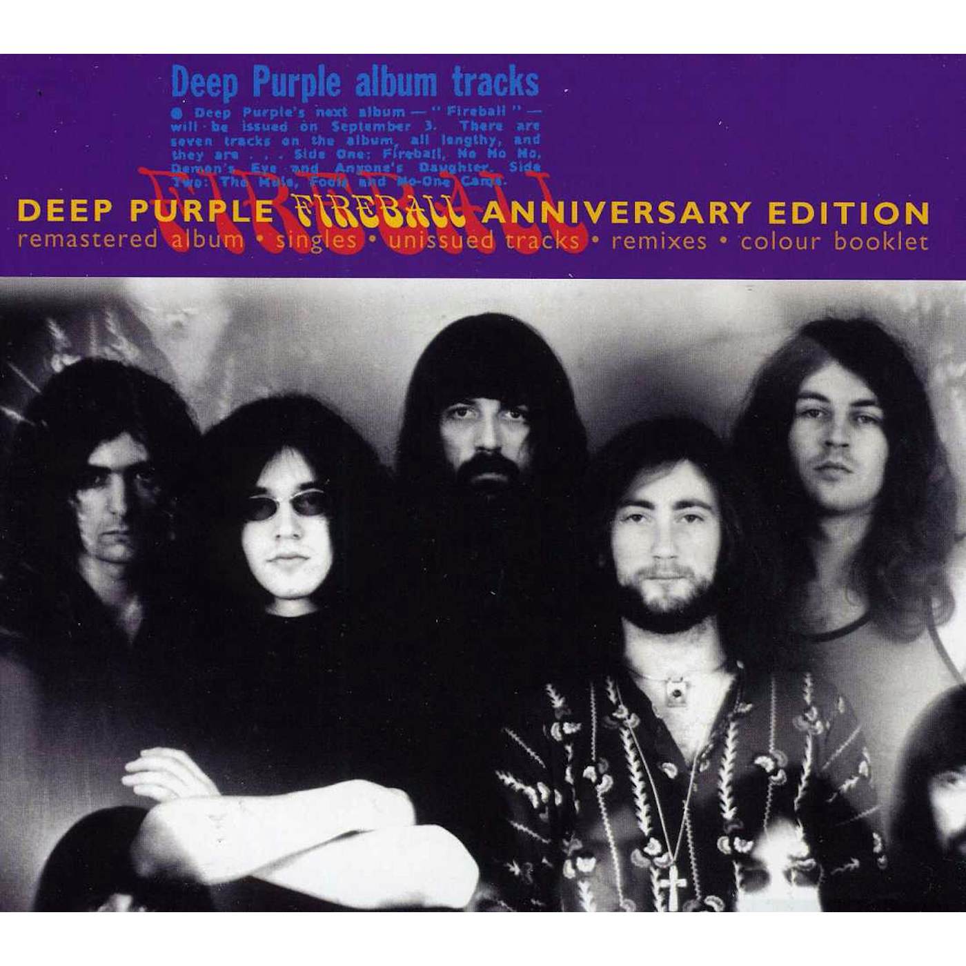 Deep Purple FIREBALL (25TH ANNIVERSARY) CD