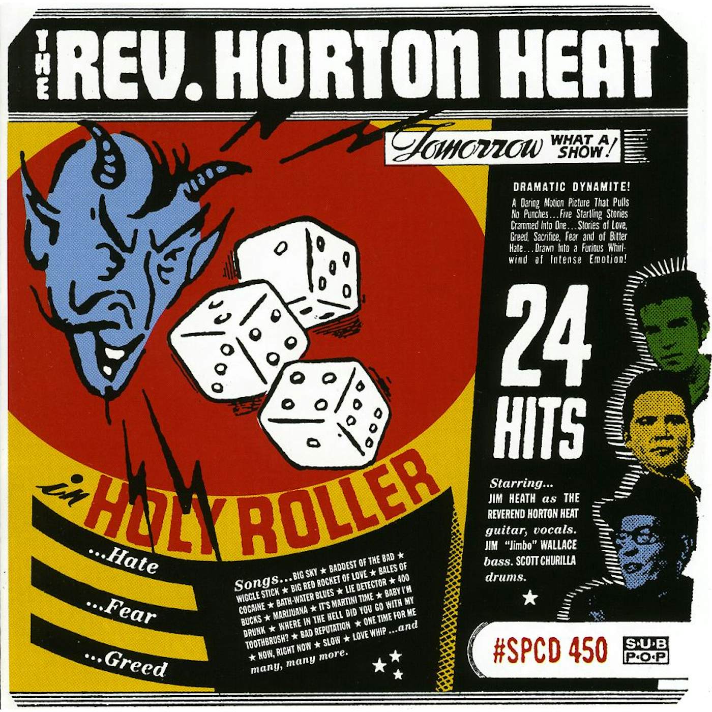 The Reverend Horton Heat HOLY ROLLER CD