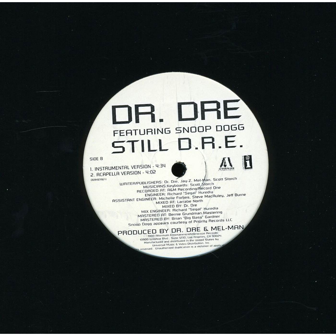 Dr. Dre STILL DRE (X4) Vinyl Record