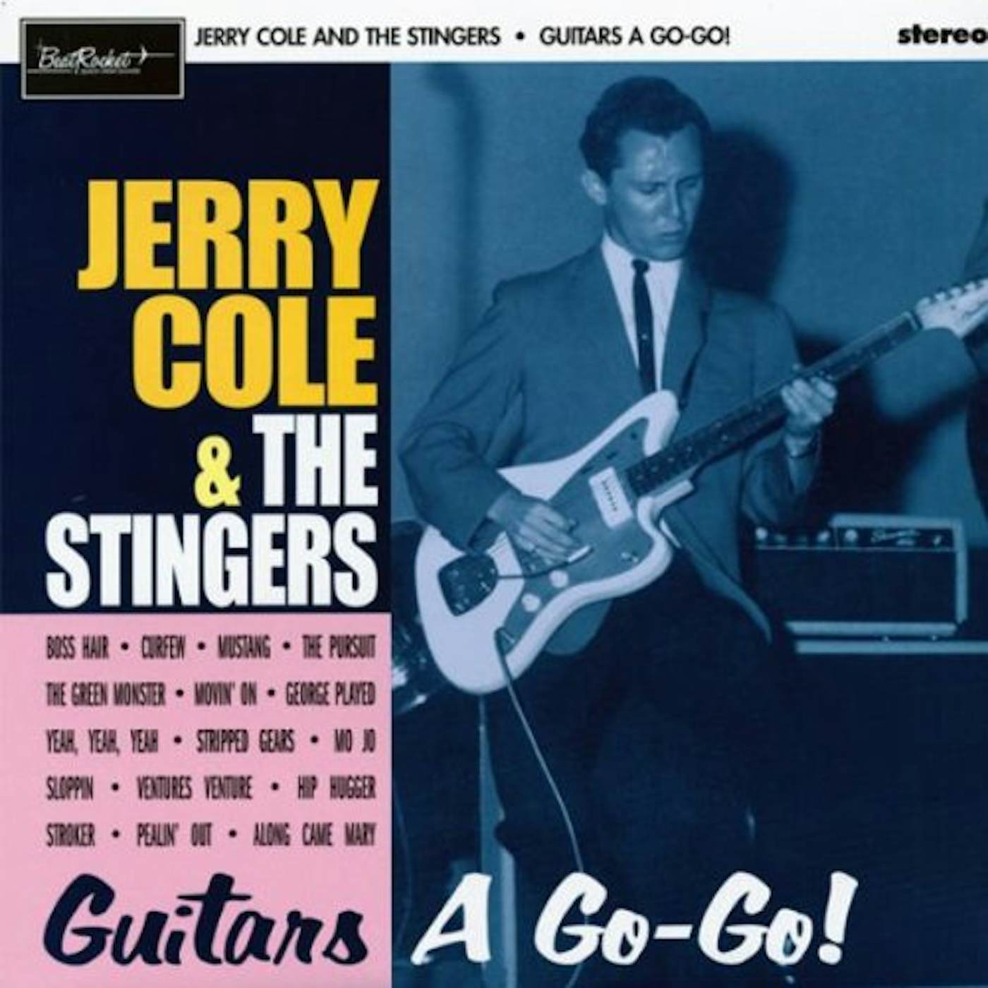 Jerry Cole & The Stingers GUITARS A GO-GO Vinyl Record