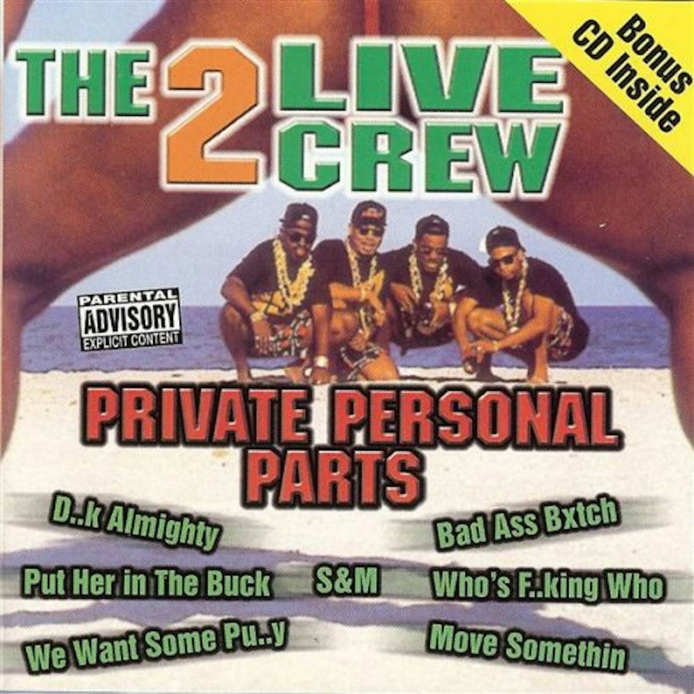 2 LIVE CREW PRIVATE PERSONAL PARTS Vinyl Record