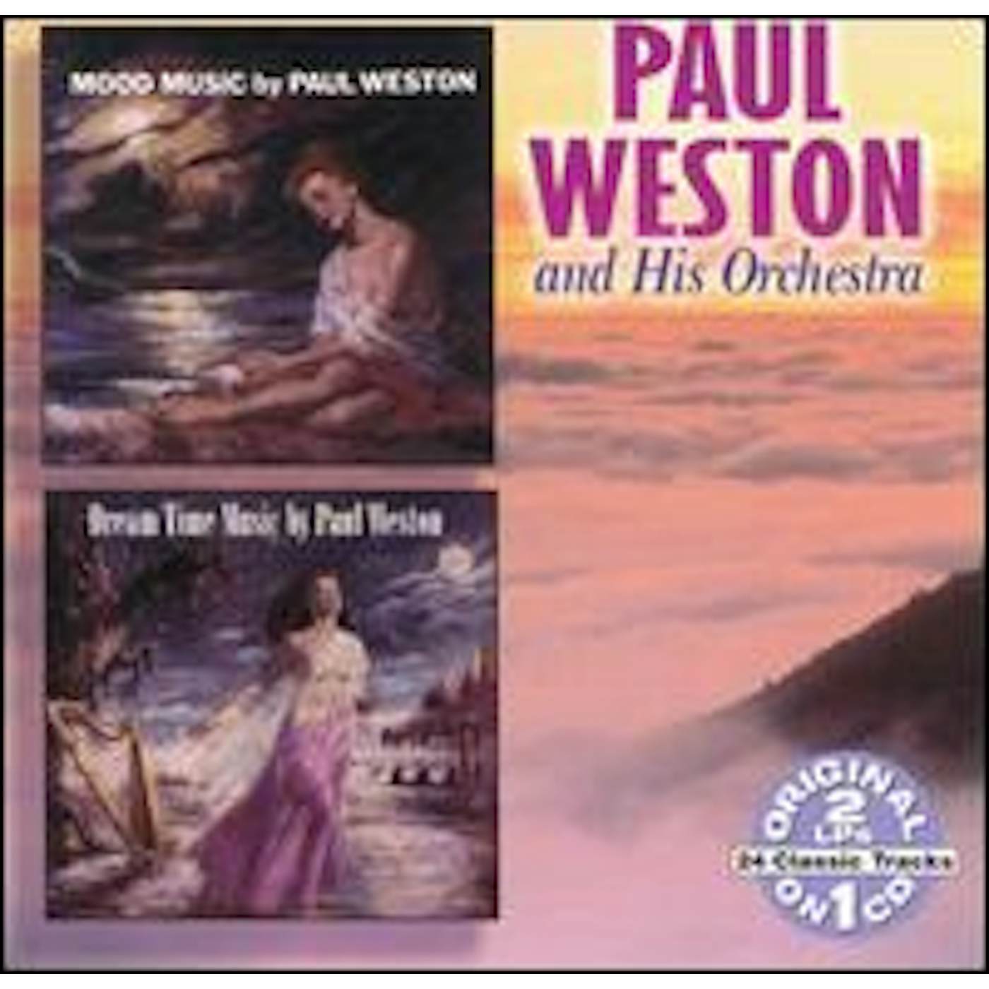 Paul Weston MOOD MUSIC/DREAM TIME MUSIC CD